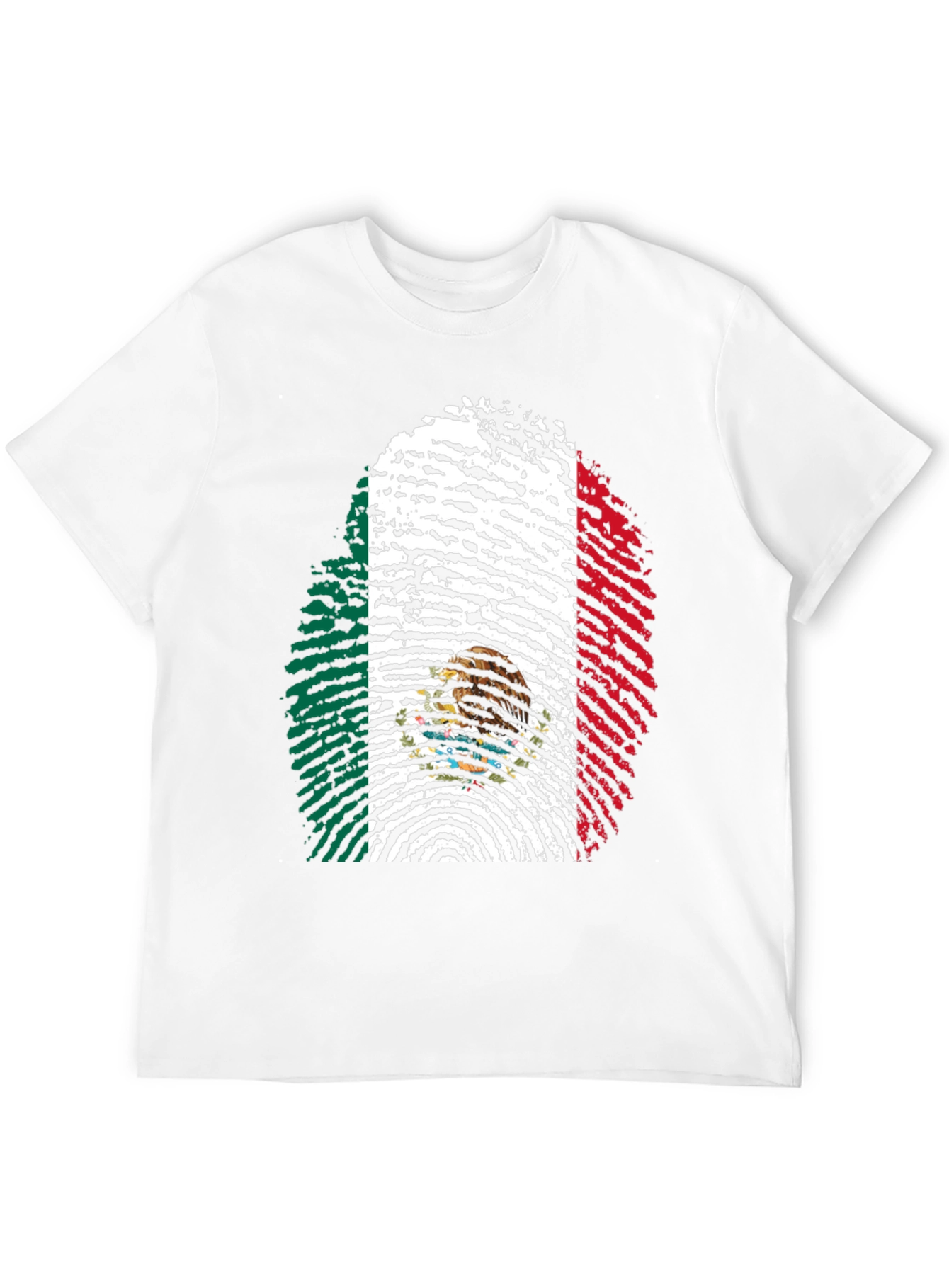Mexico Fingerprint Flag T-Shirt