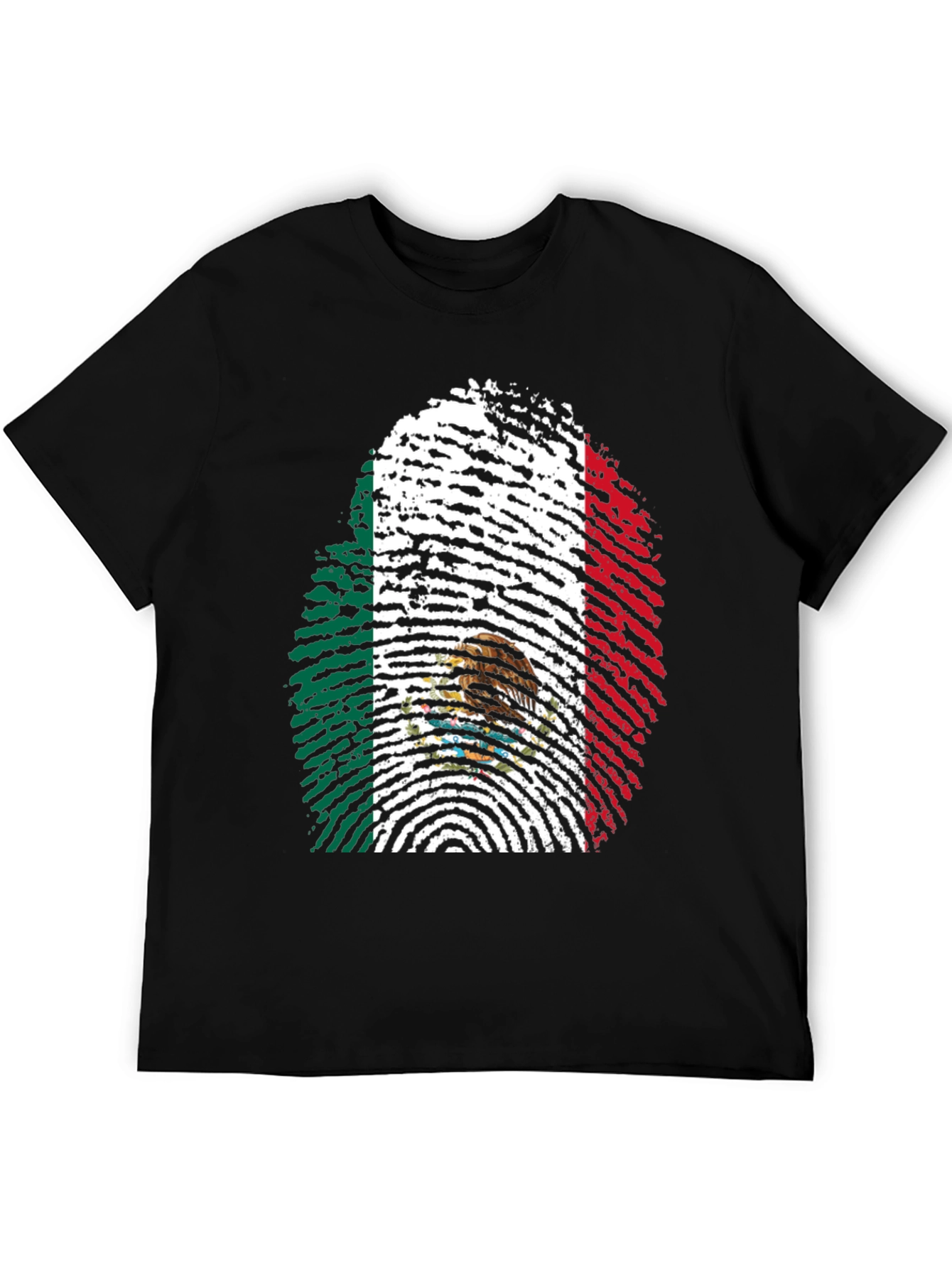 Mexico Fingerprint Flag T-Shirt