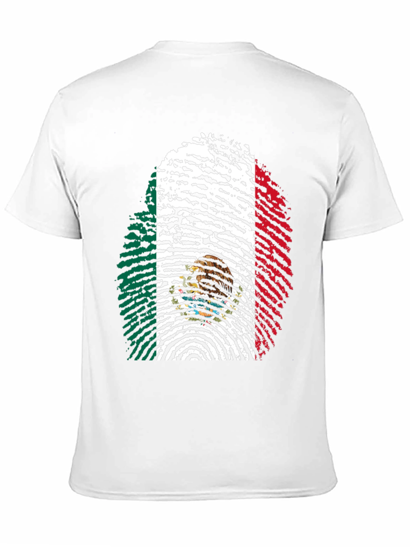 Mexico Fingerprint Flag T-Shirt