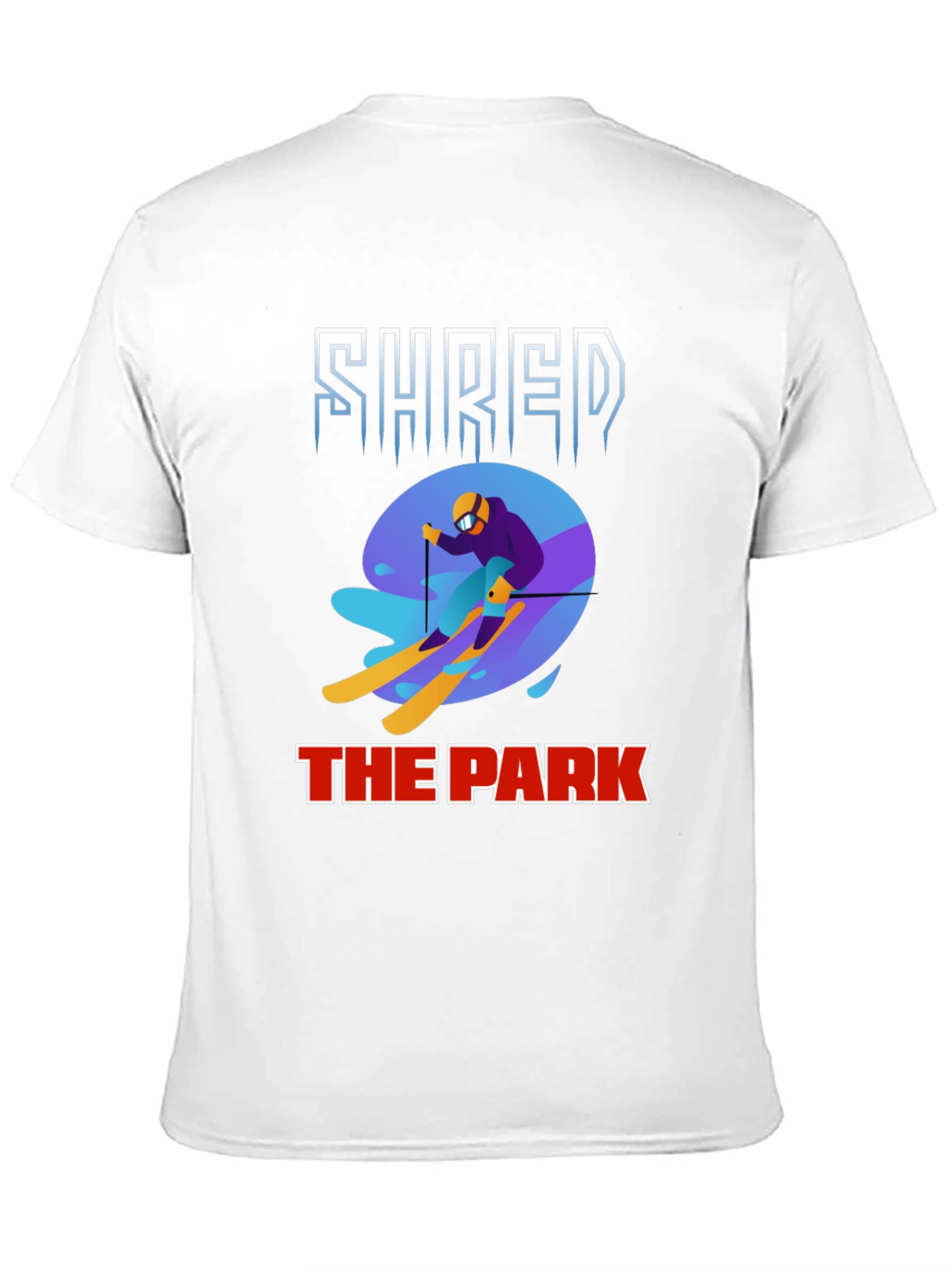 Shred The Park Graphic Tee Skiing T-Shirt