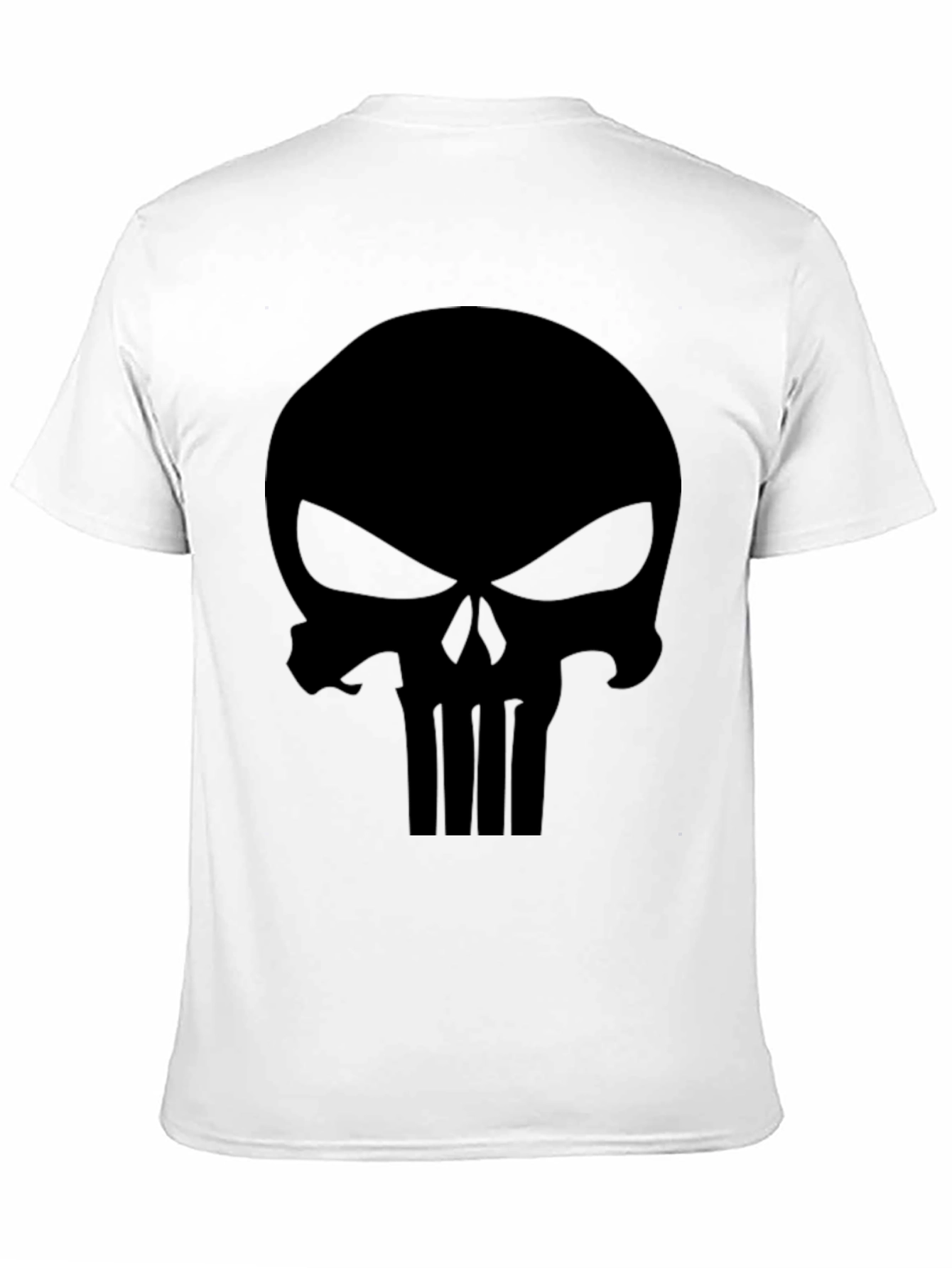 Punisher Skull Graphic T-Shirt - Mens Black Tee