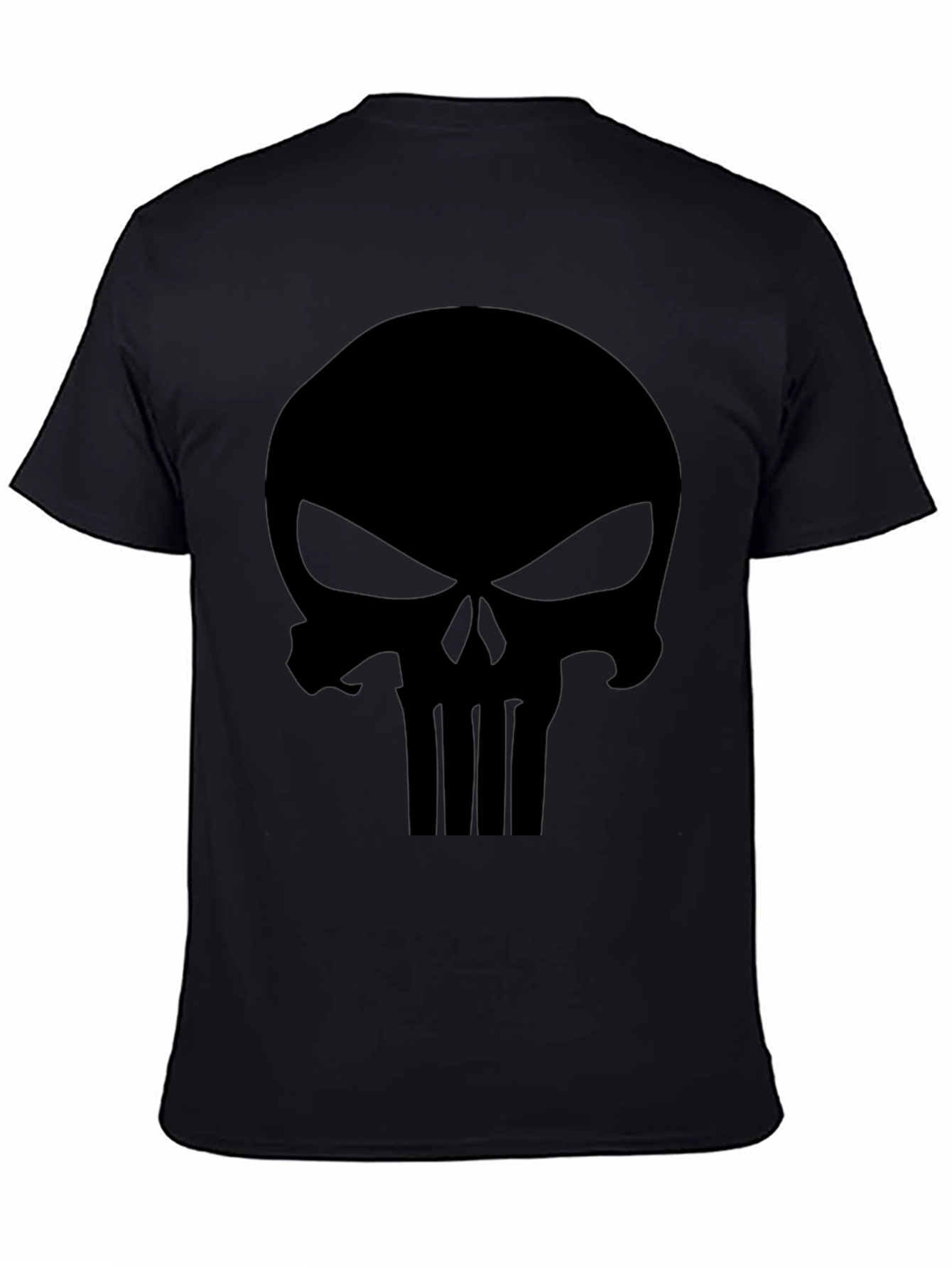 Punisher Skull Graphic T-Shirt - Mens Black Tee
