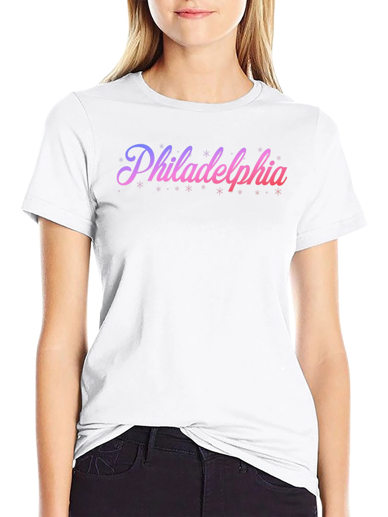 Philadelphia T-Shirt - Gradient Text Design