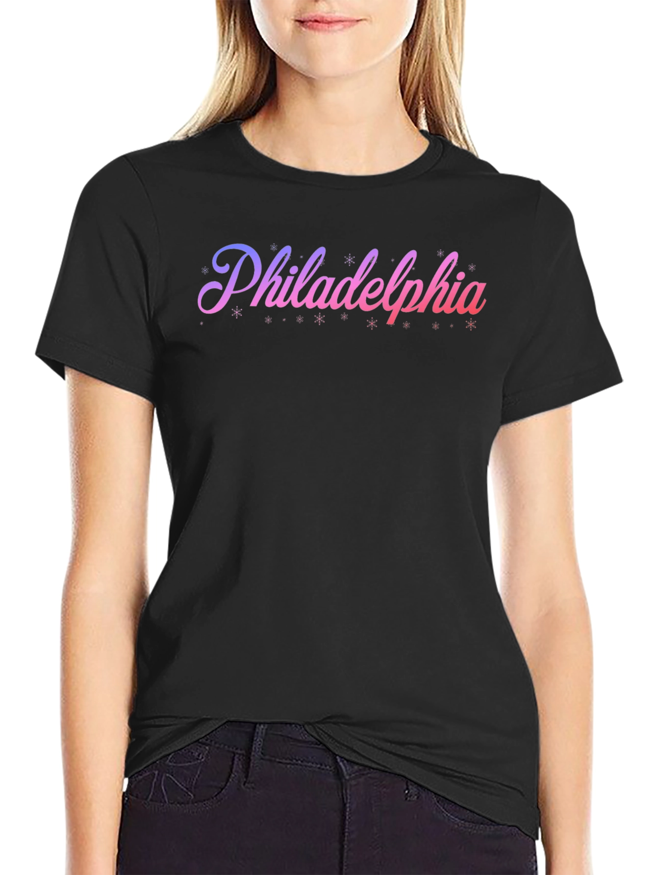 Philadelphia T-Shirt - Gradient Text Design