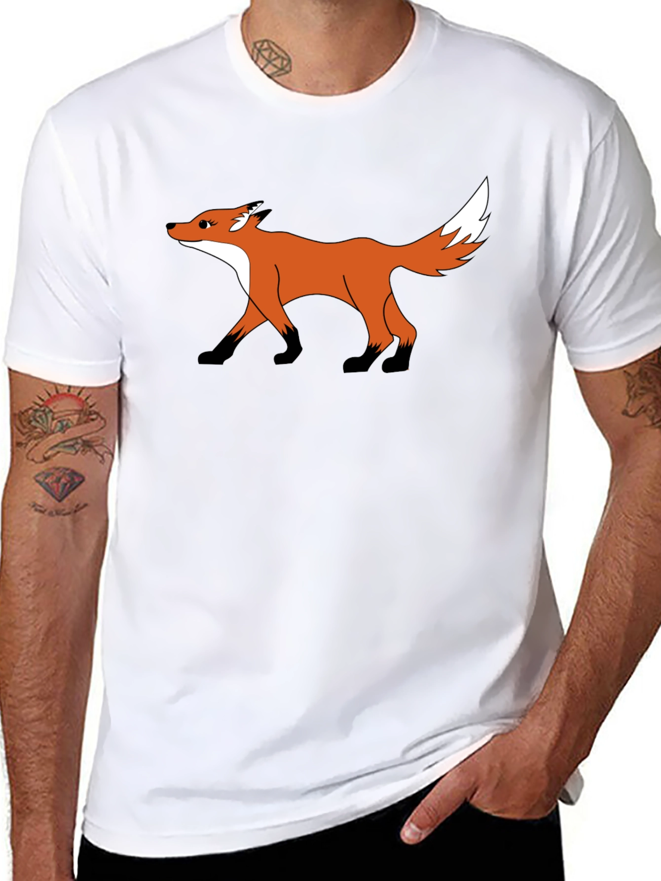 Fox Graphic Black T-Shirt