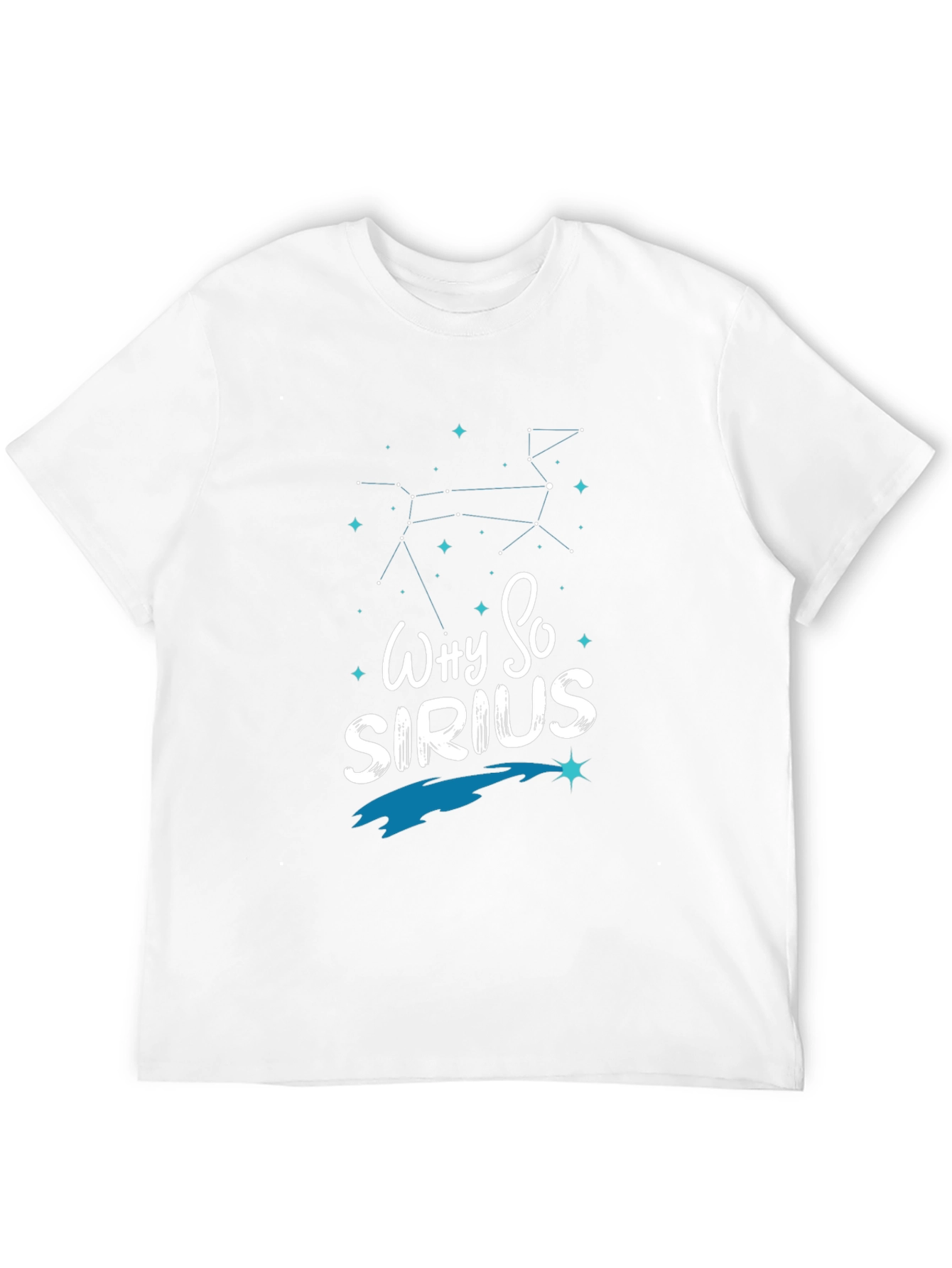 Why So Sirius Mens Black Graphic Tee