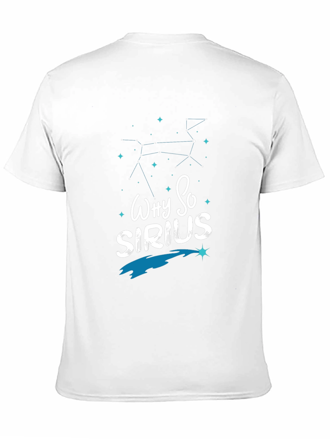Why So Sirius Mens Black Graphic Tee