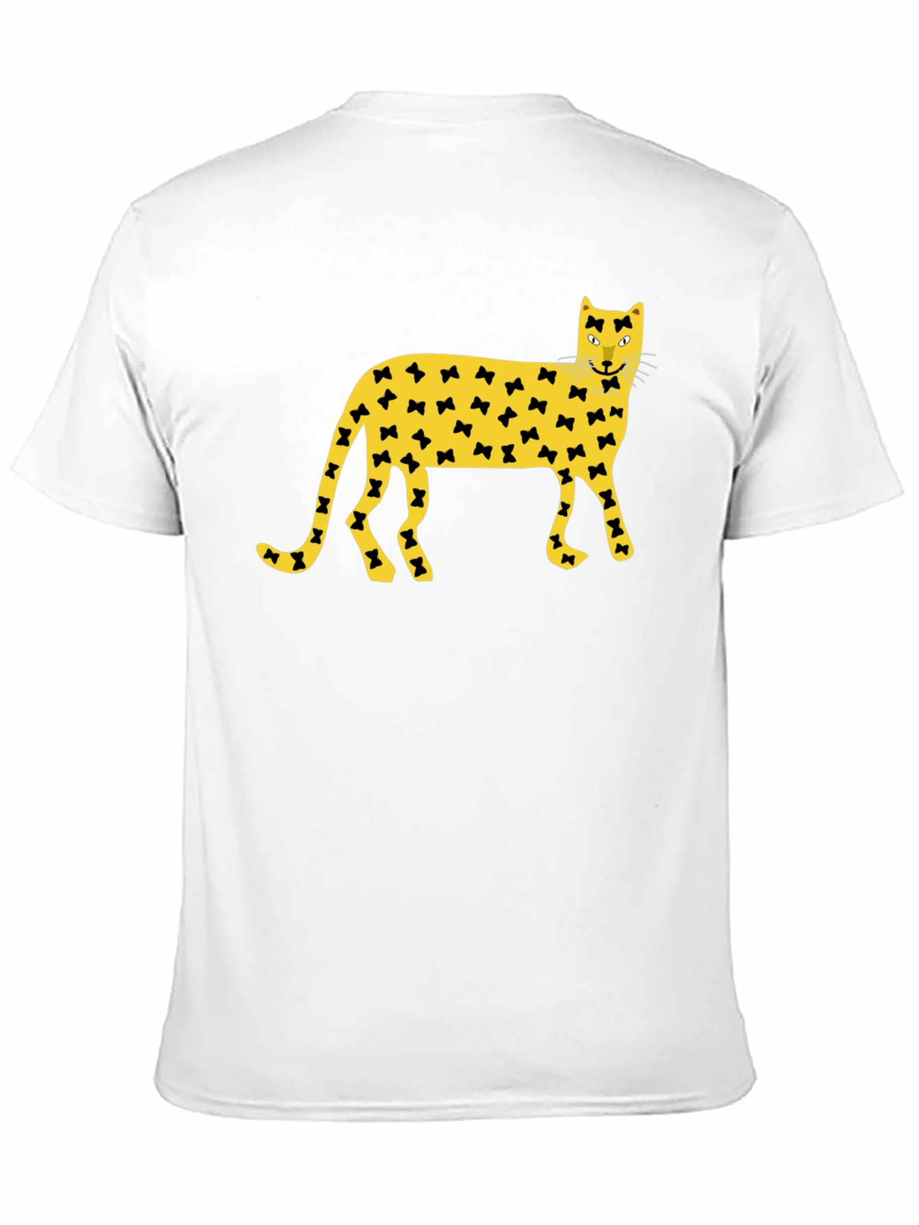Bowtie Cat Graphic Black T-Shirt