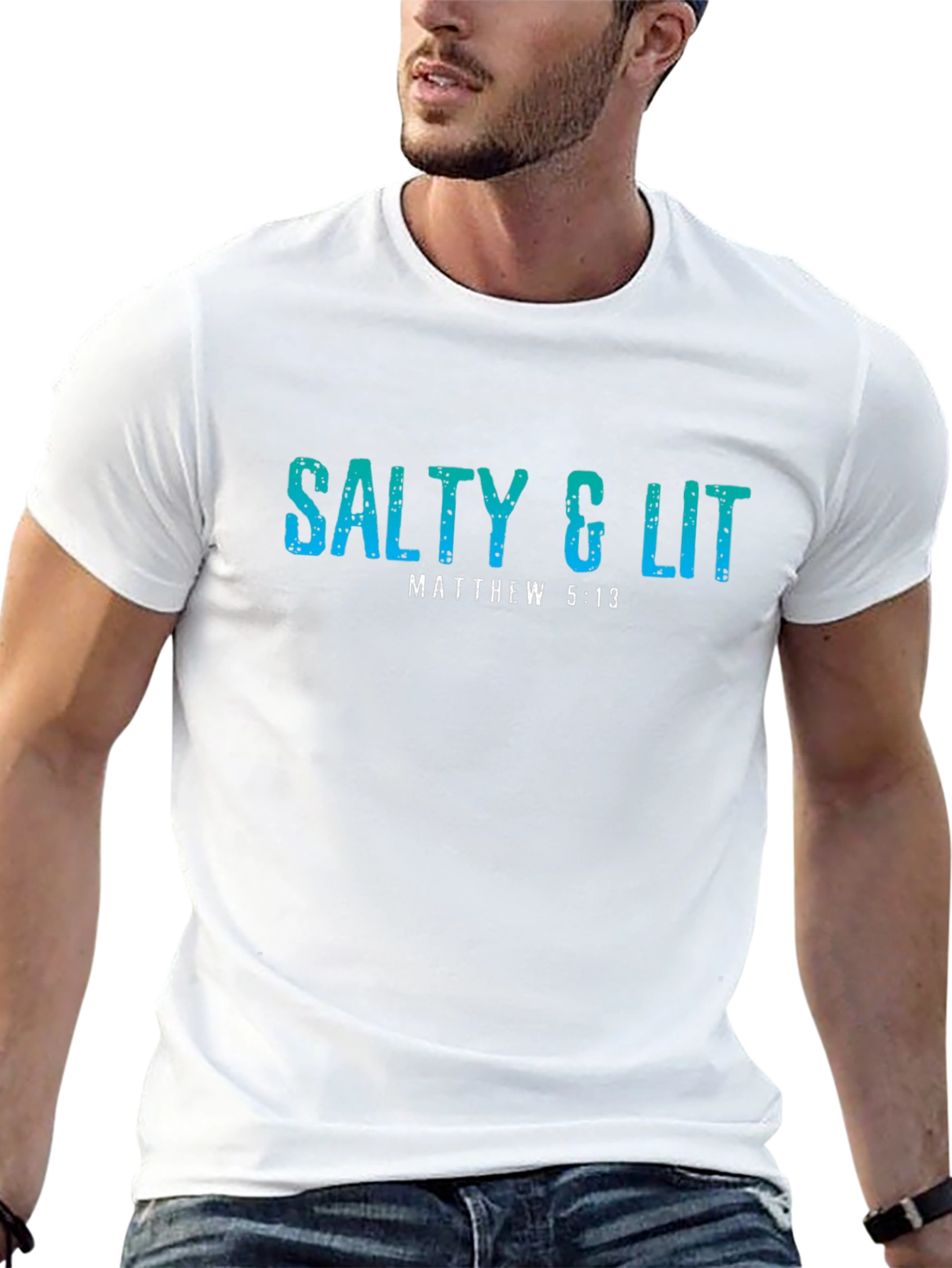Salty & Lit Graphic Tee | Christian Apparel