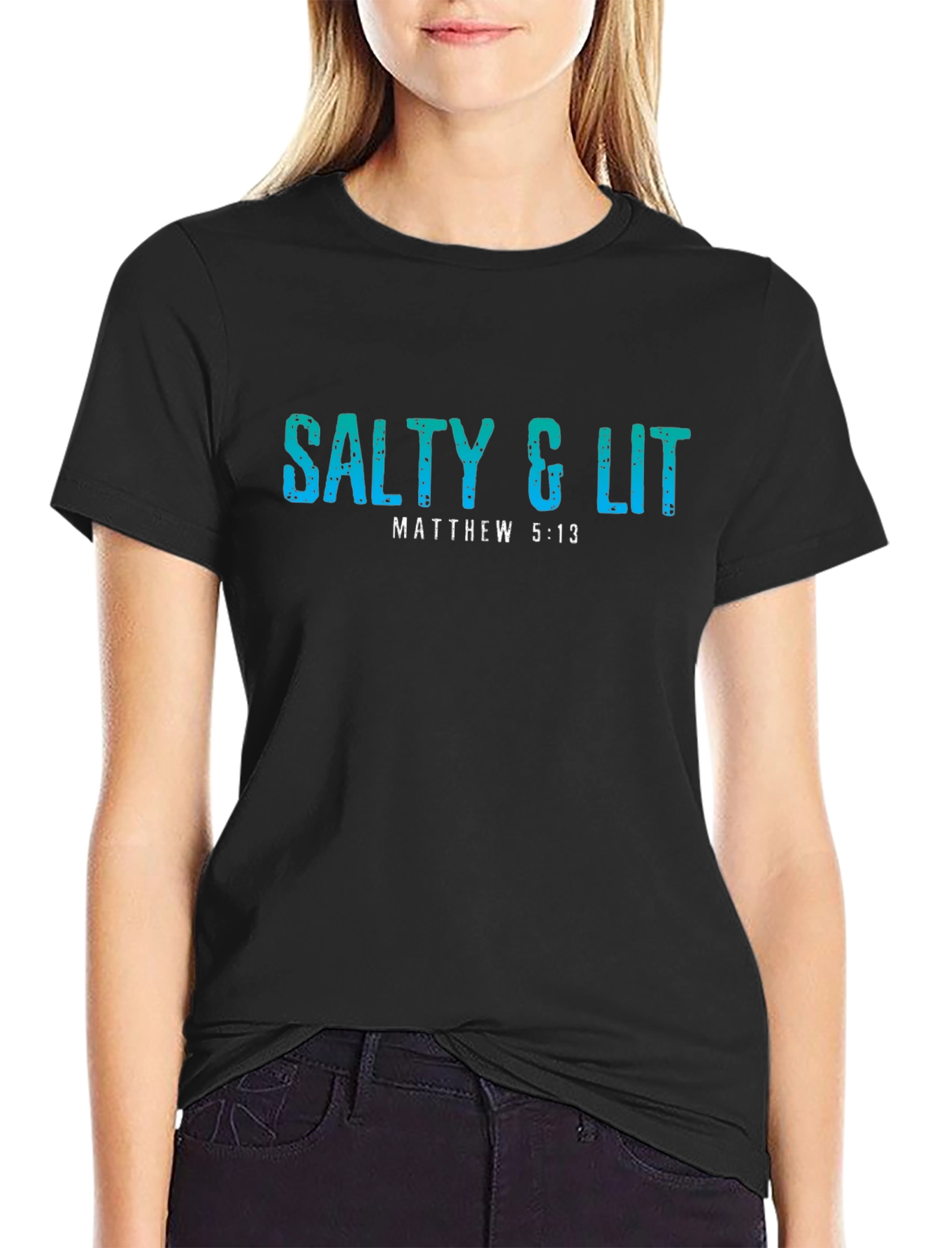 Salty & Lit Graphic Tee | Christian Apparel