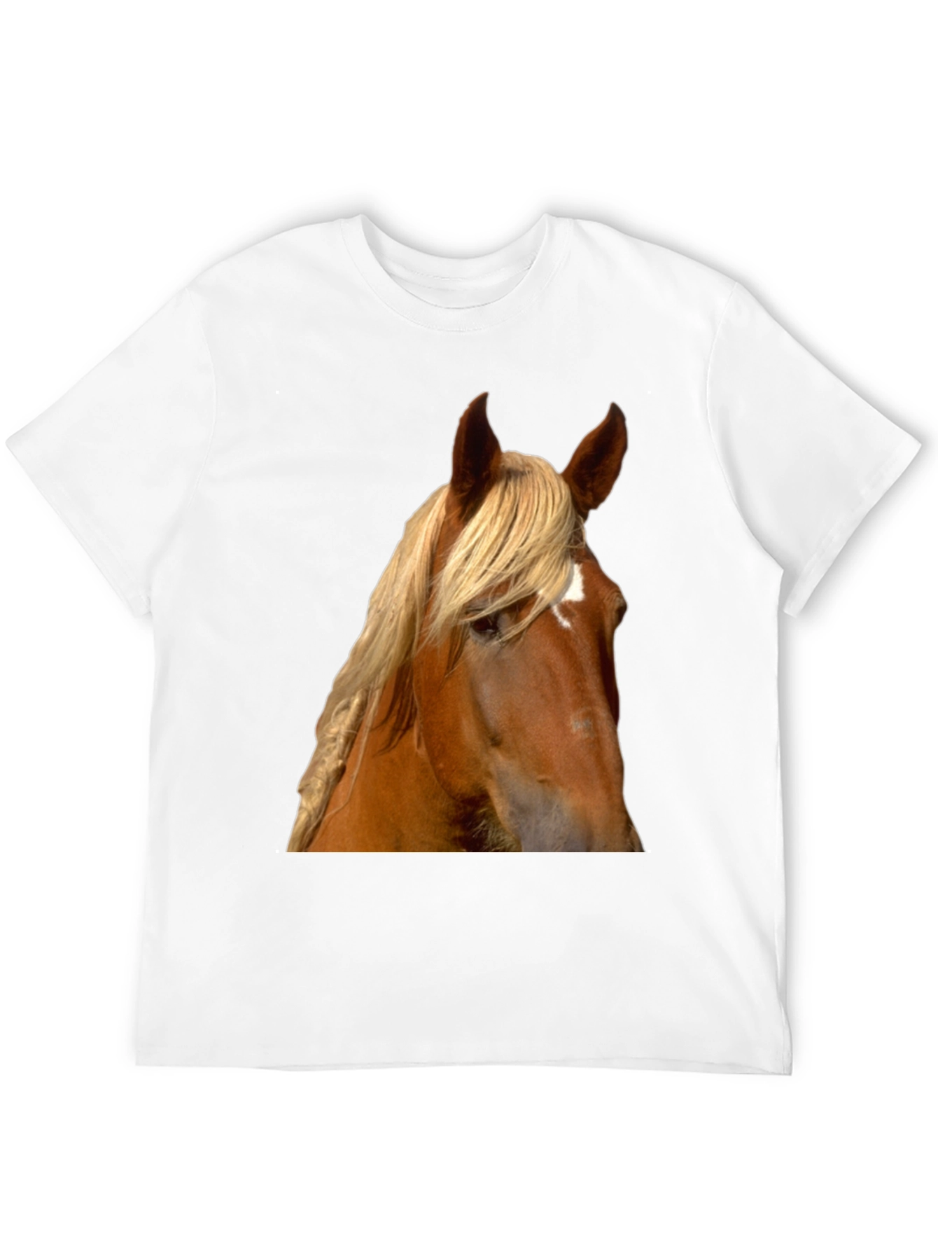 Horse Portrait T-Shirt - Equestrian Style