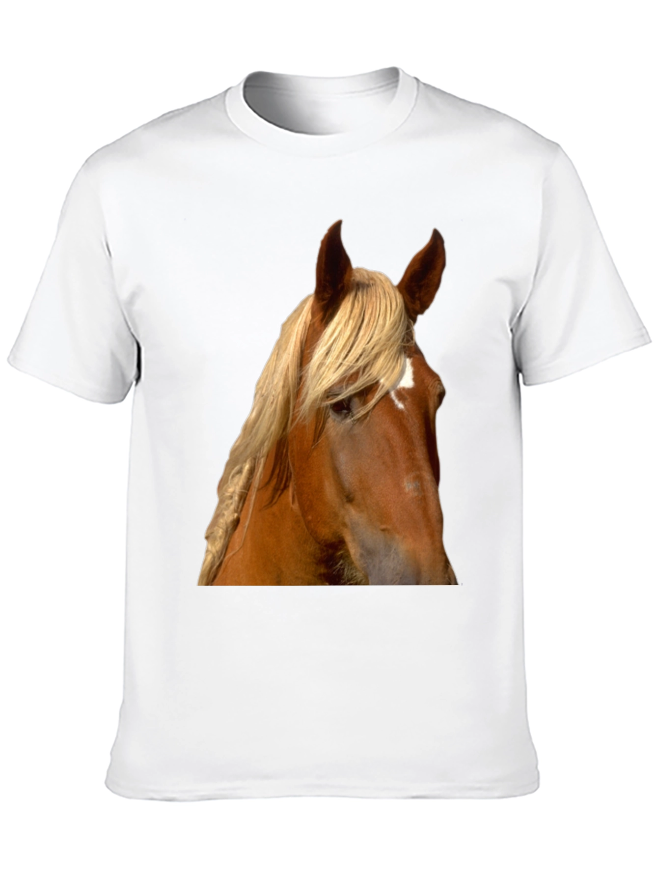 Horse Portrait T-Shirt - Equestrian Style