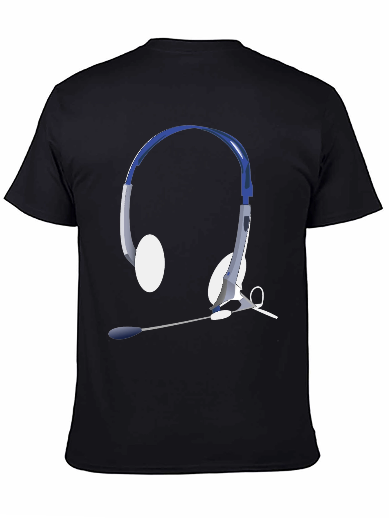 Headset T-Shirt - Gamer Style Black Tee