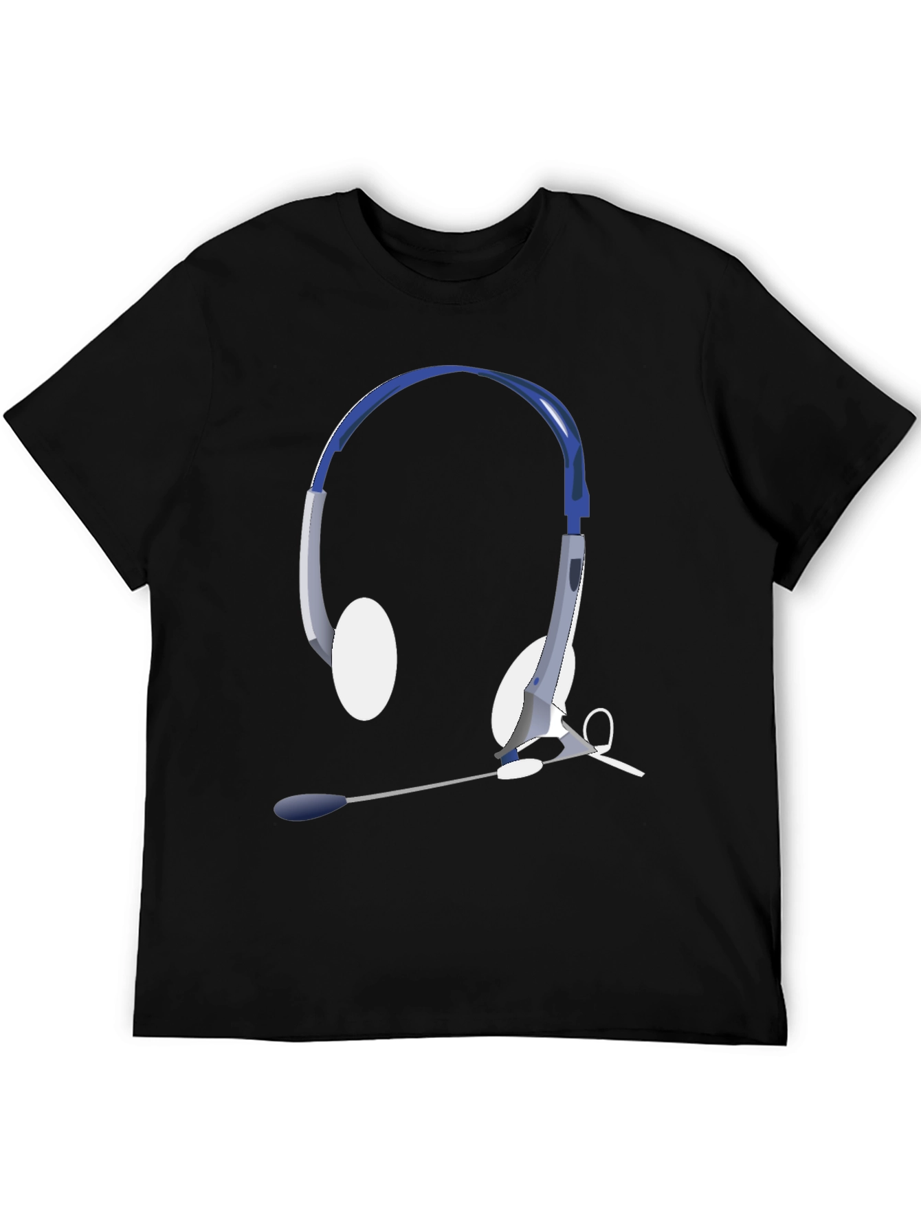 Headset T-Shirt - Gamer Style Black Tee