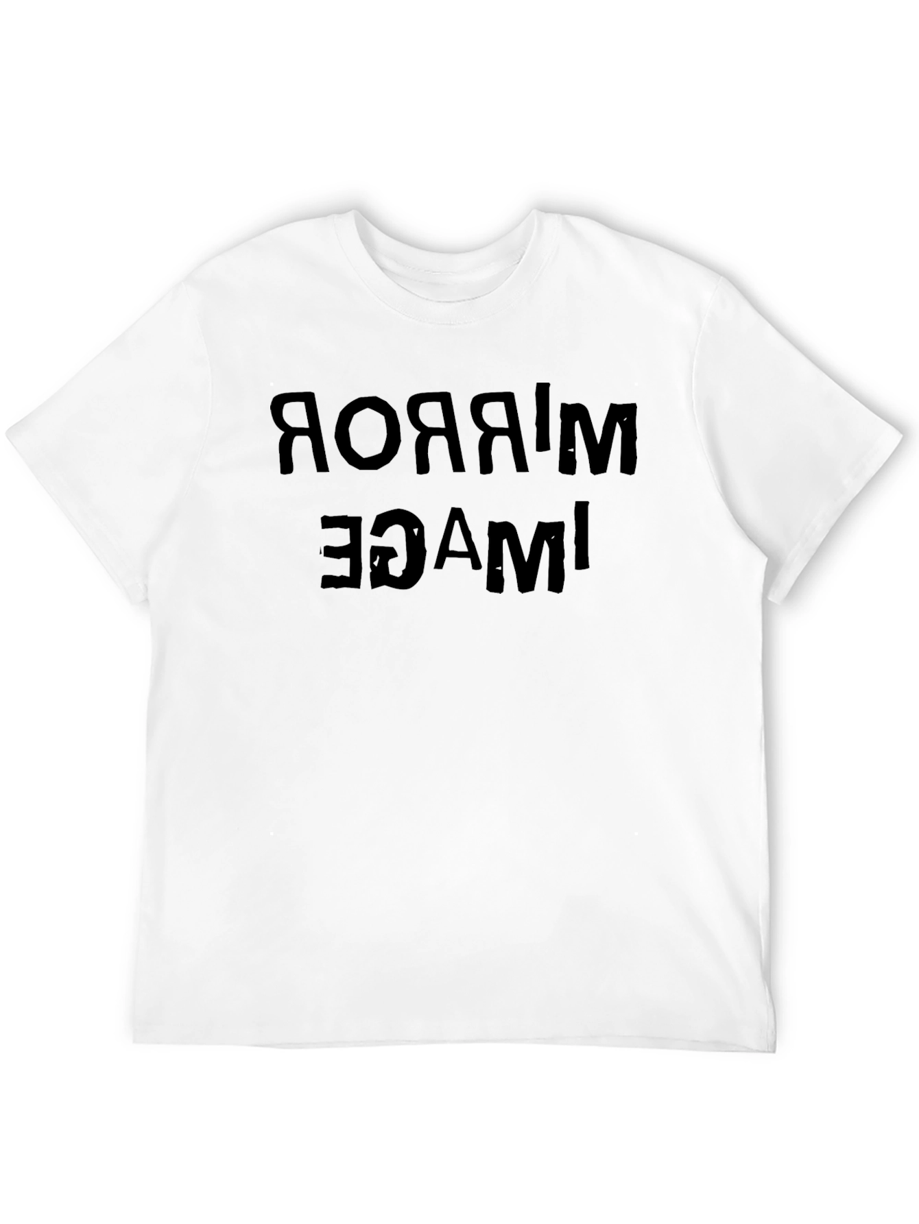 Mirror Image Reflective Graphic Tee
