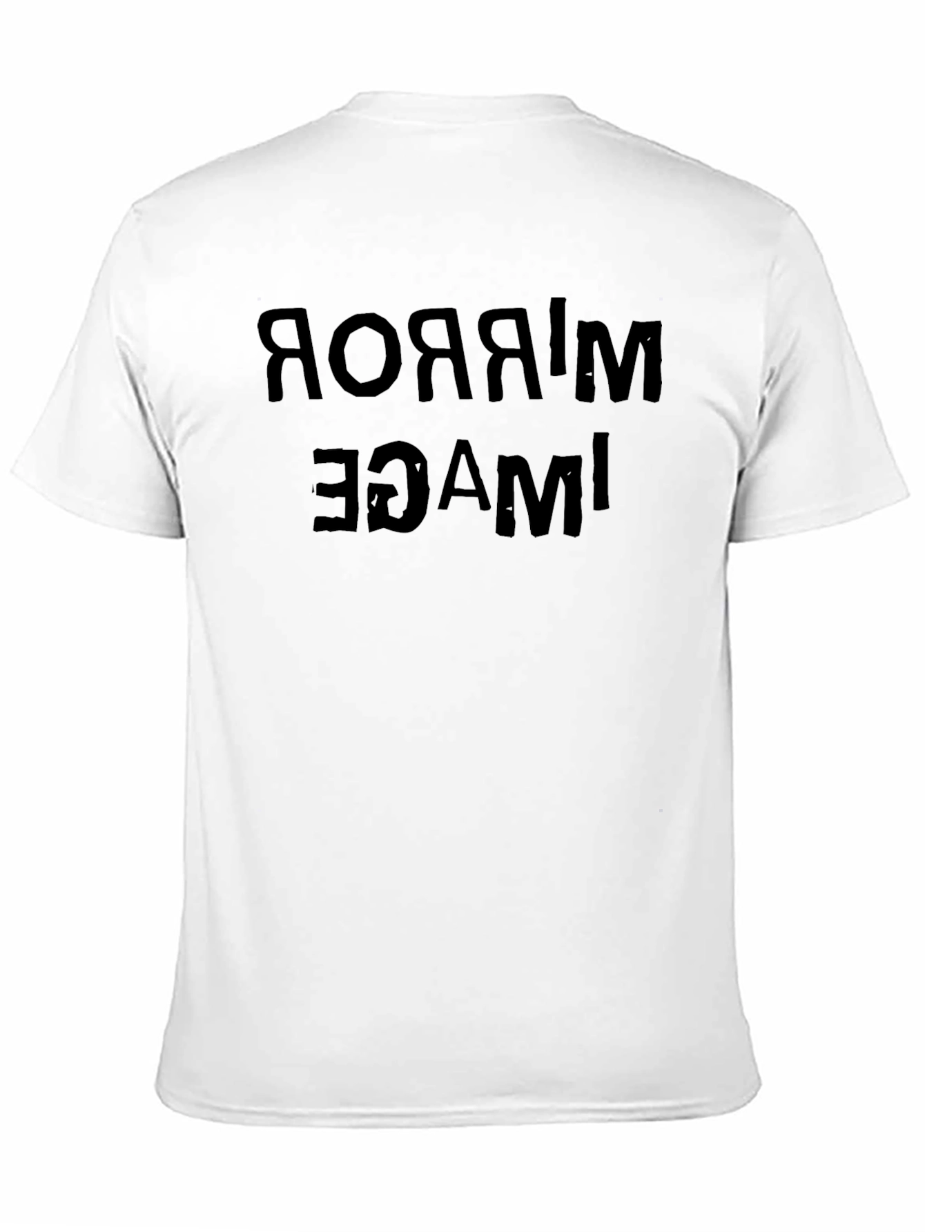 Mirror Image Reflective Graphic Tee