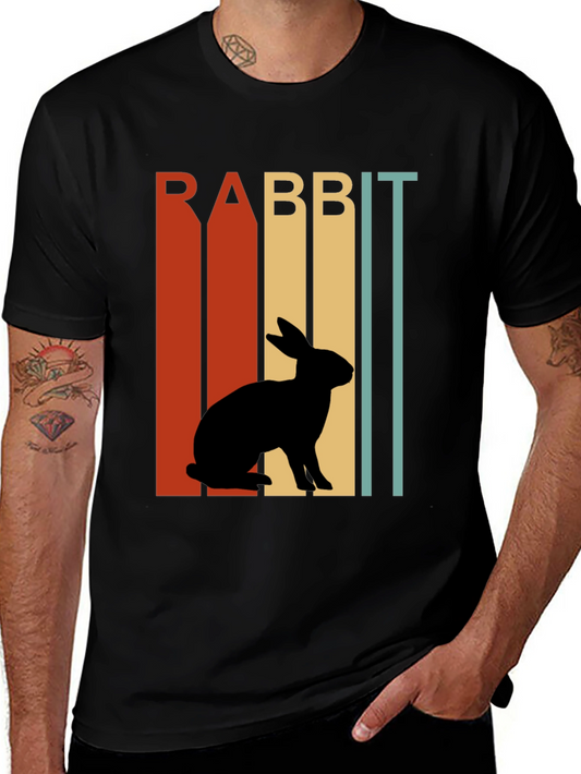 Retro Rabbit T-Shirt - Vintage Style Bunny Tee