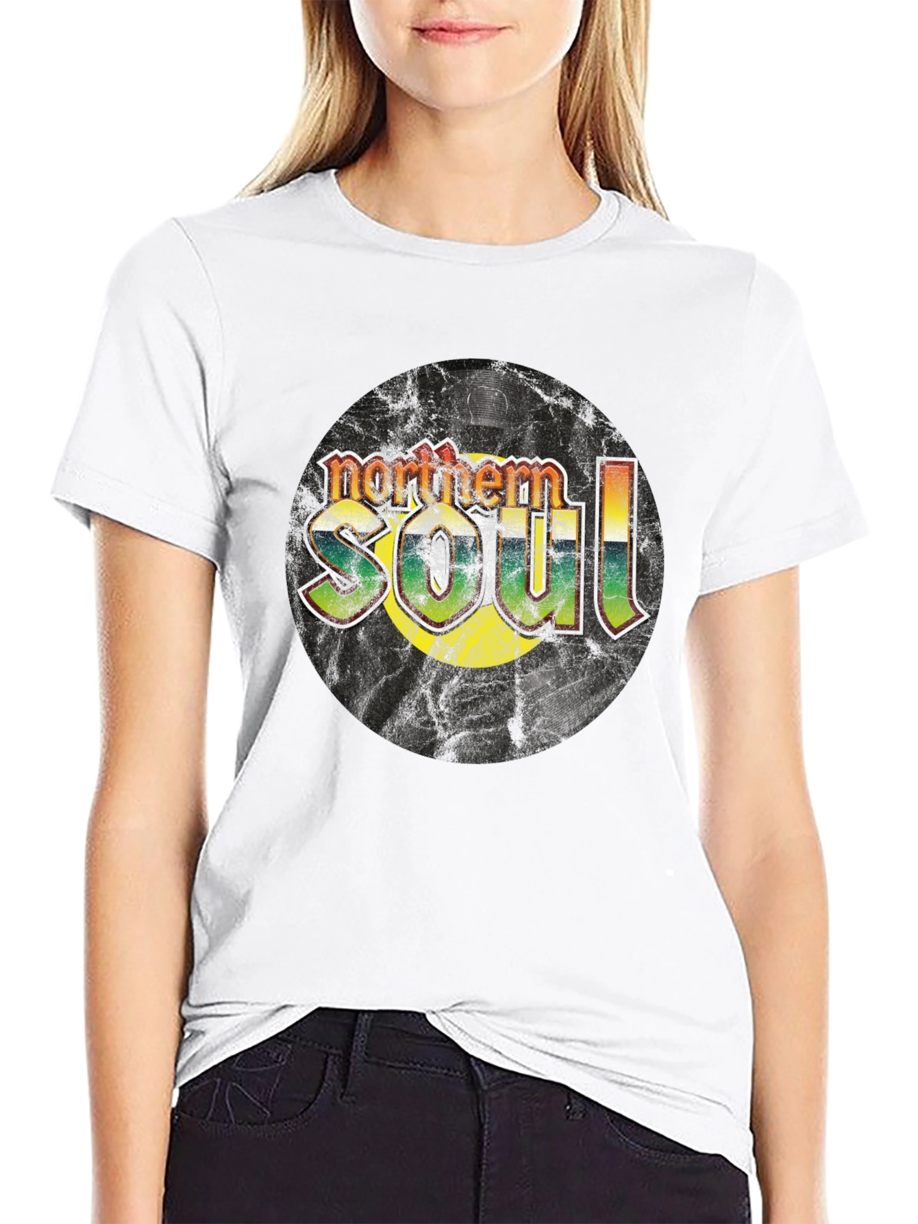 Northern Soul Graphic T-Shirt - Retro Vinyl Design