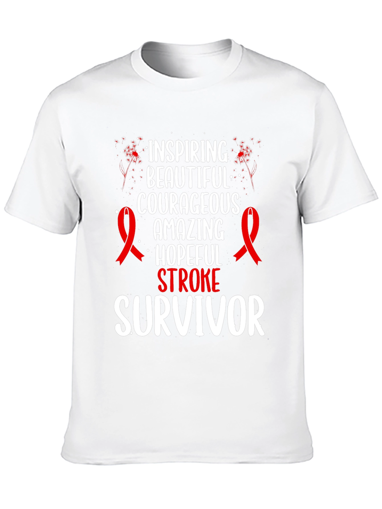 Stroke Survivor T-Shirt - Inspiring Beautiful Courageous