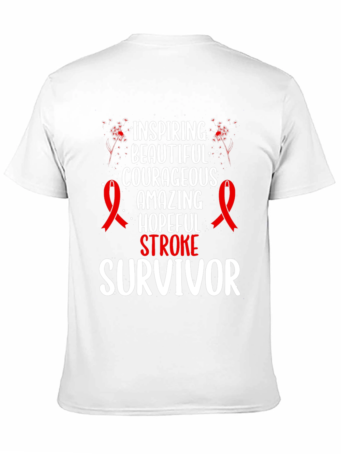 Stroke Survivor T-Shirt - Inspiring Beautiful Courageous