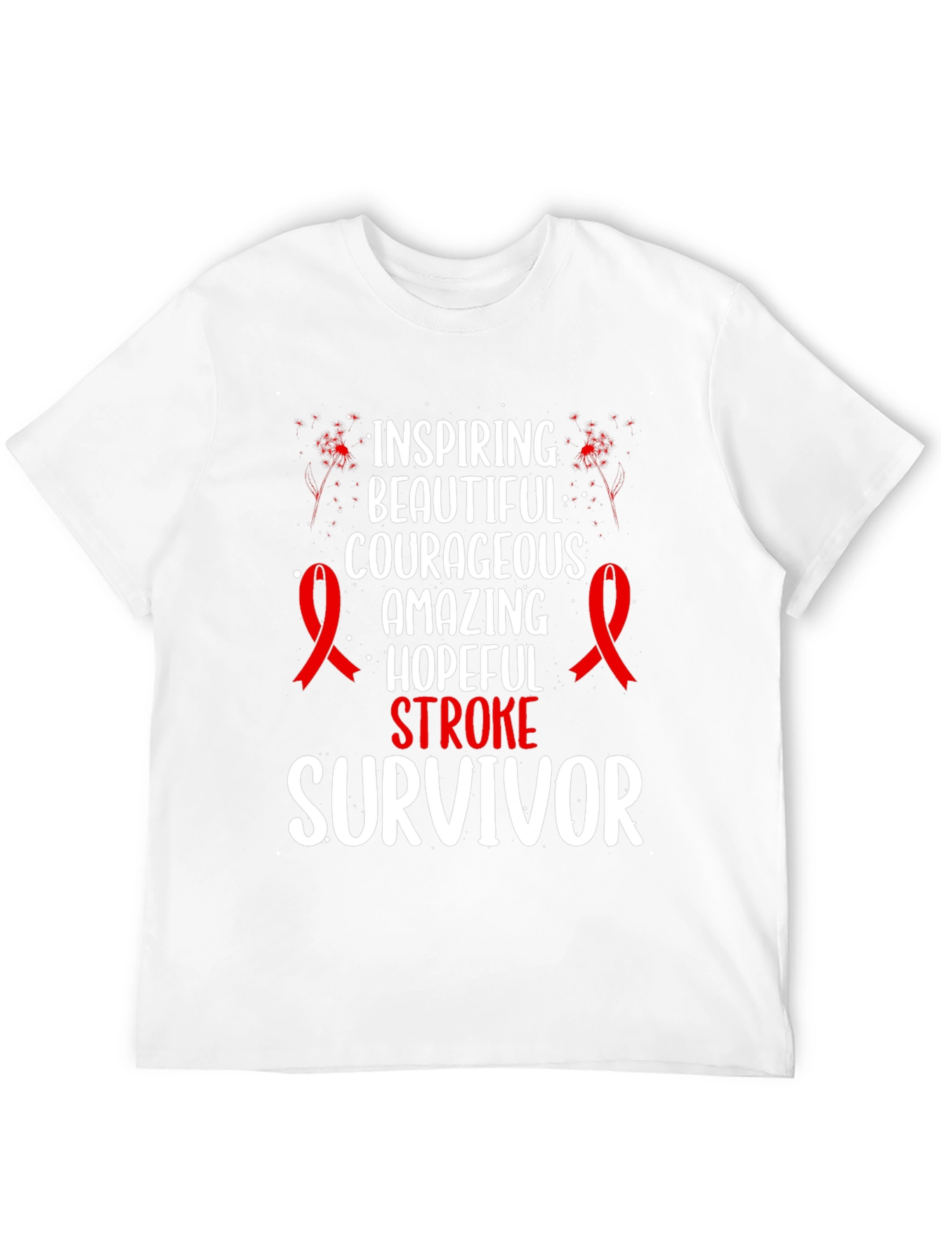 Stroke Survivor T-Shirt - Inspiring Beautiful Courageous