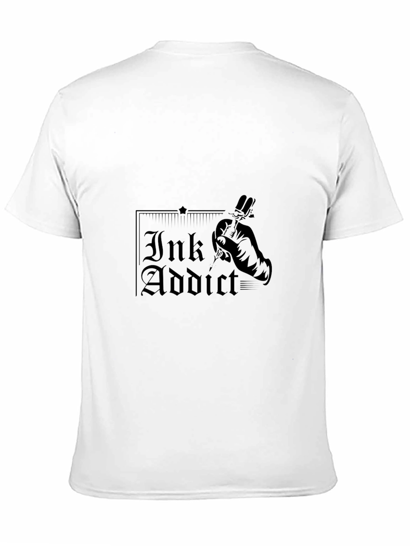 Ink Addict Tattoo T-Shirt - Black Graphic Tee