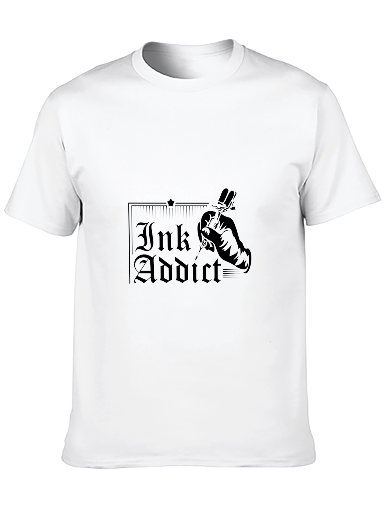 Ink Addict Tattoo T-Shirt - Black Graphic Tee