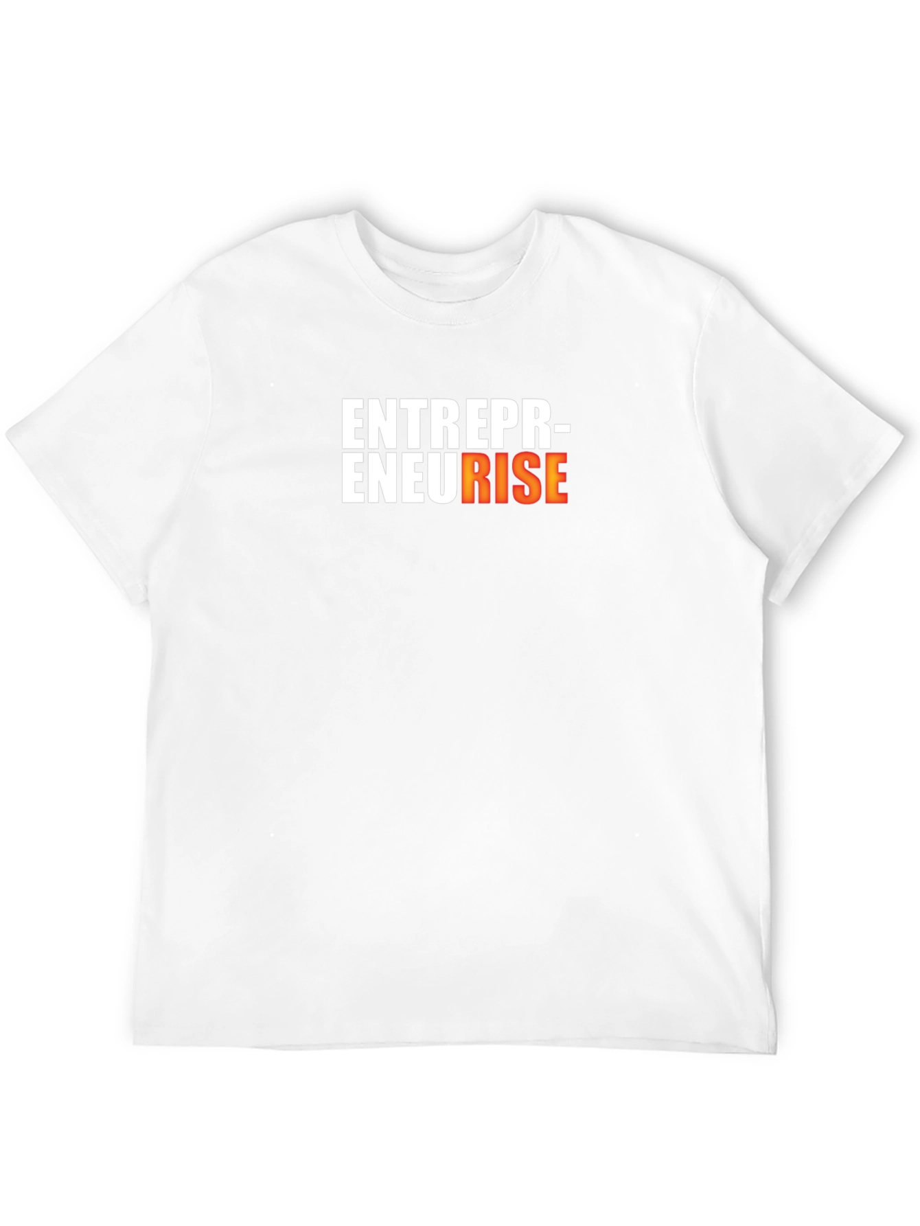 Entrepreneur Rise Black Cotton Graphic Tee