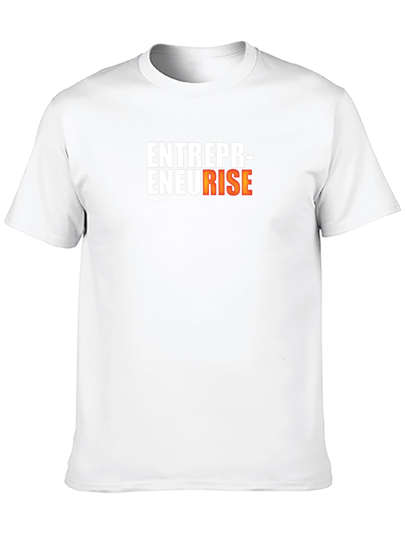 Entrepreneur Rise Black Cotton Graphic Tee
