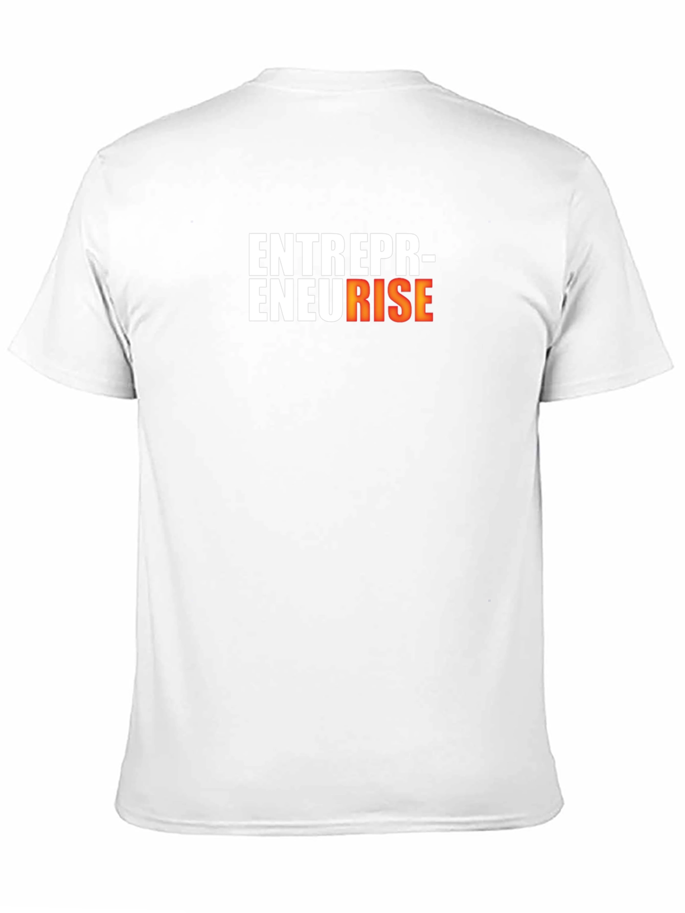 Entrepreneur Rise Black Cotton Graphic Tee