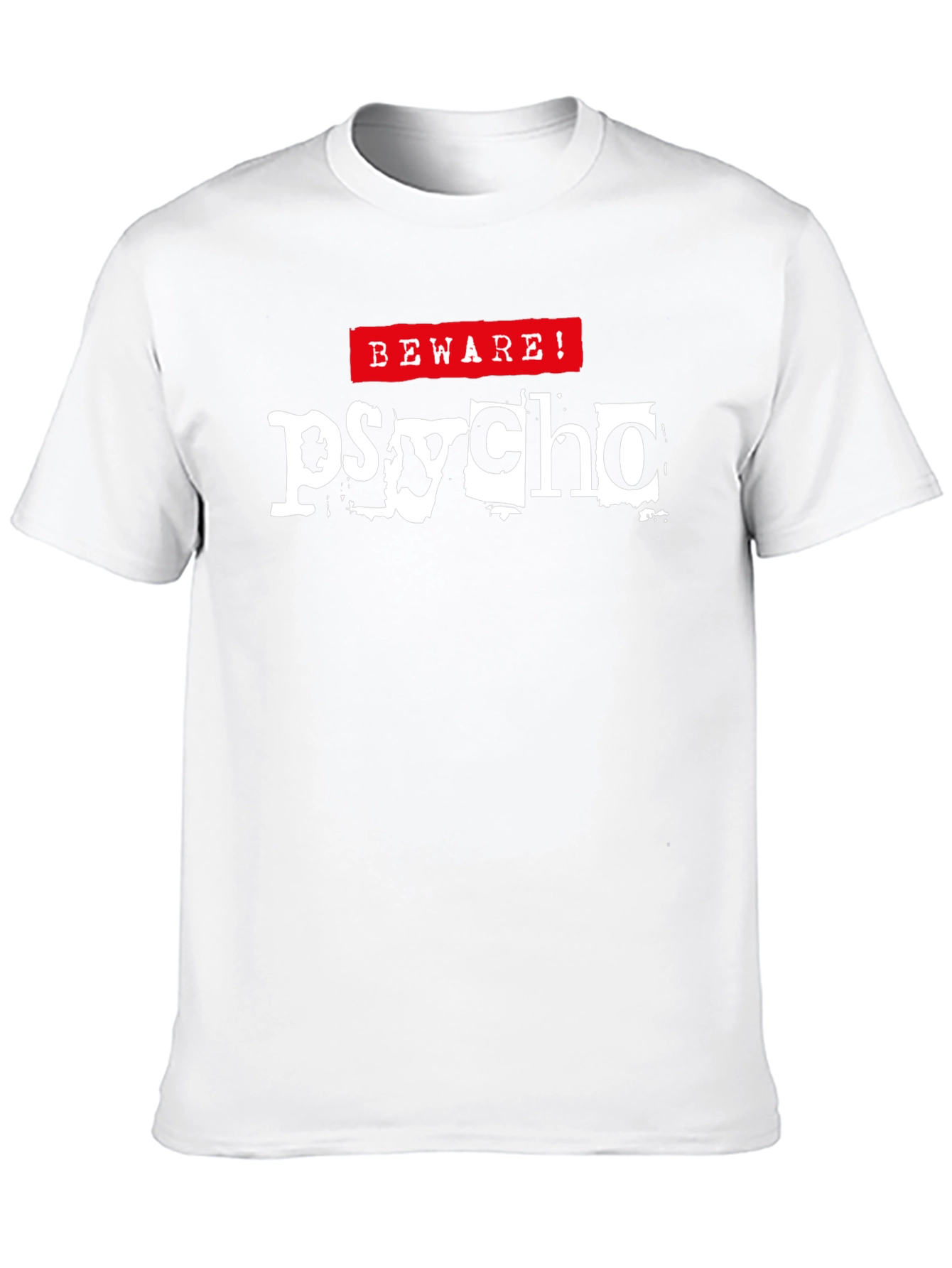 Beware! Psycho Graphic Novelty T-Shirt