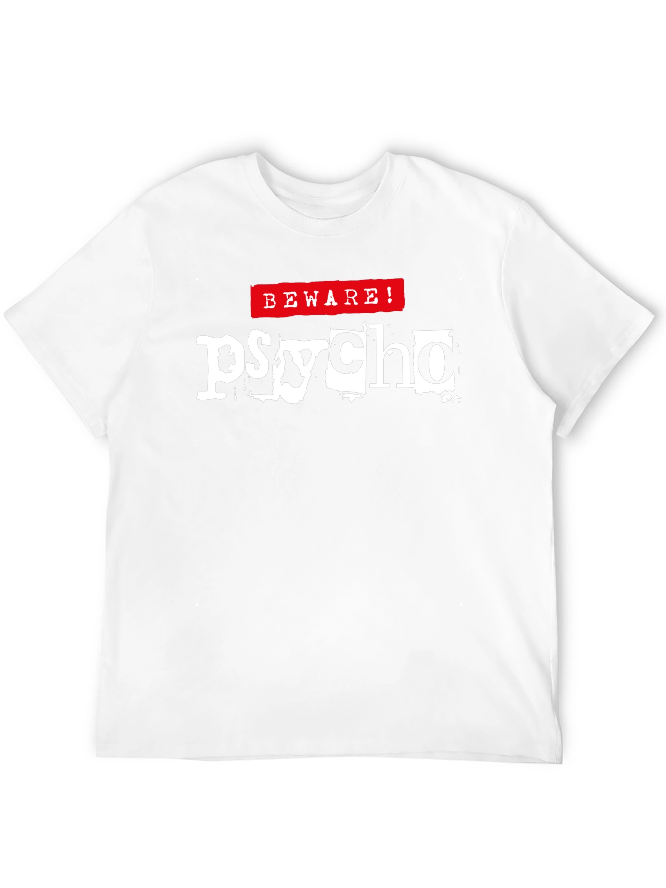 Beware! Psycho Graphic Novelty T-Shirt
