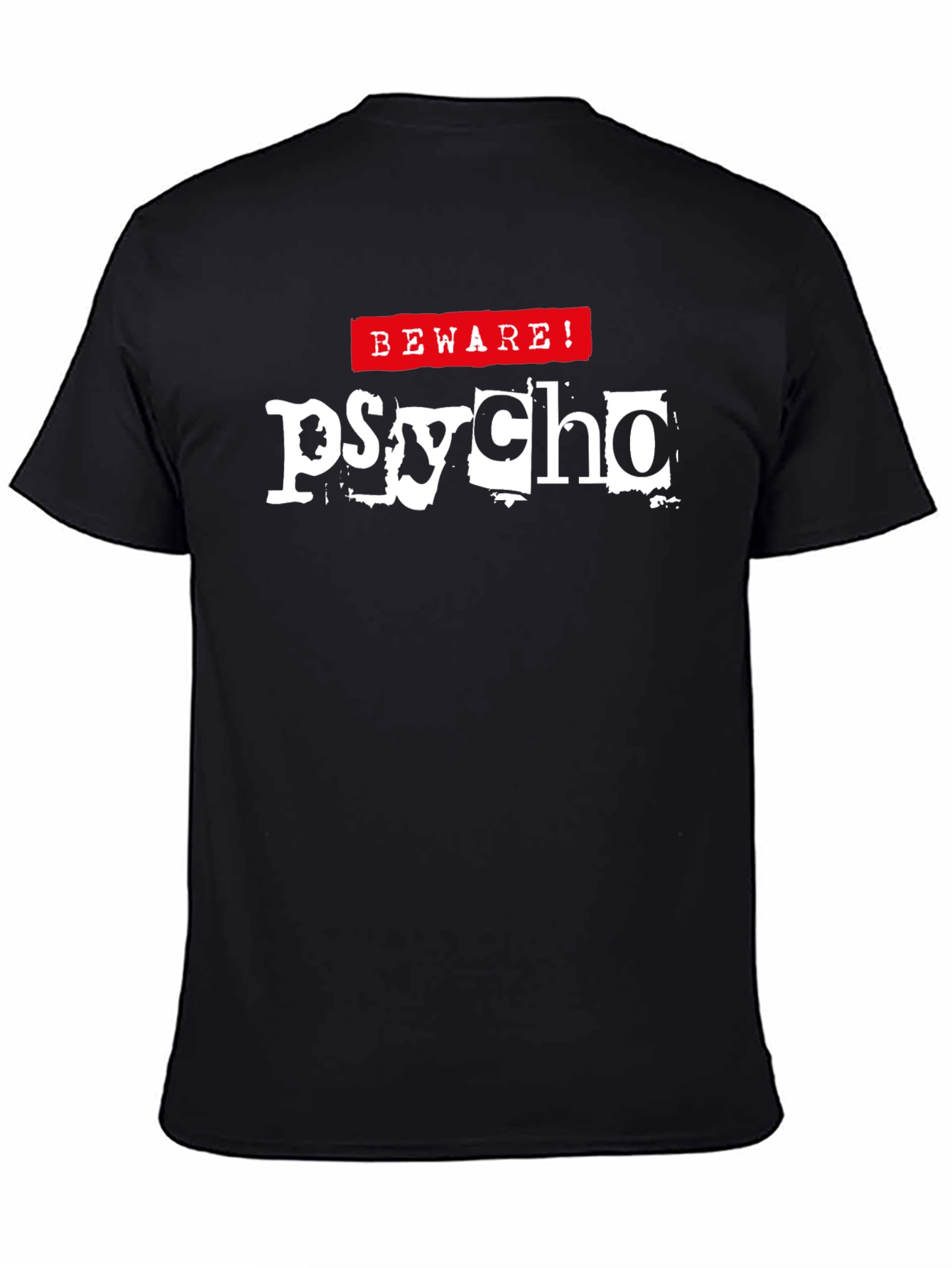 Beware! Psycho Graphic Novelty T-Shirt
