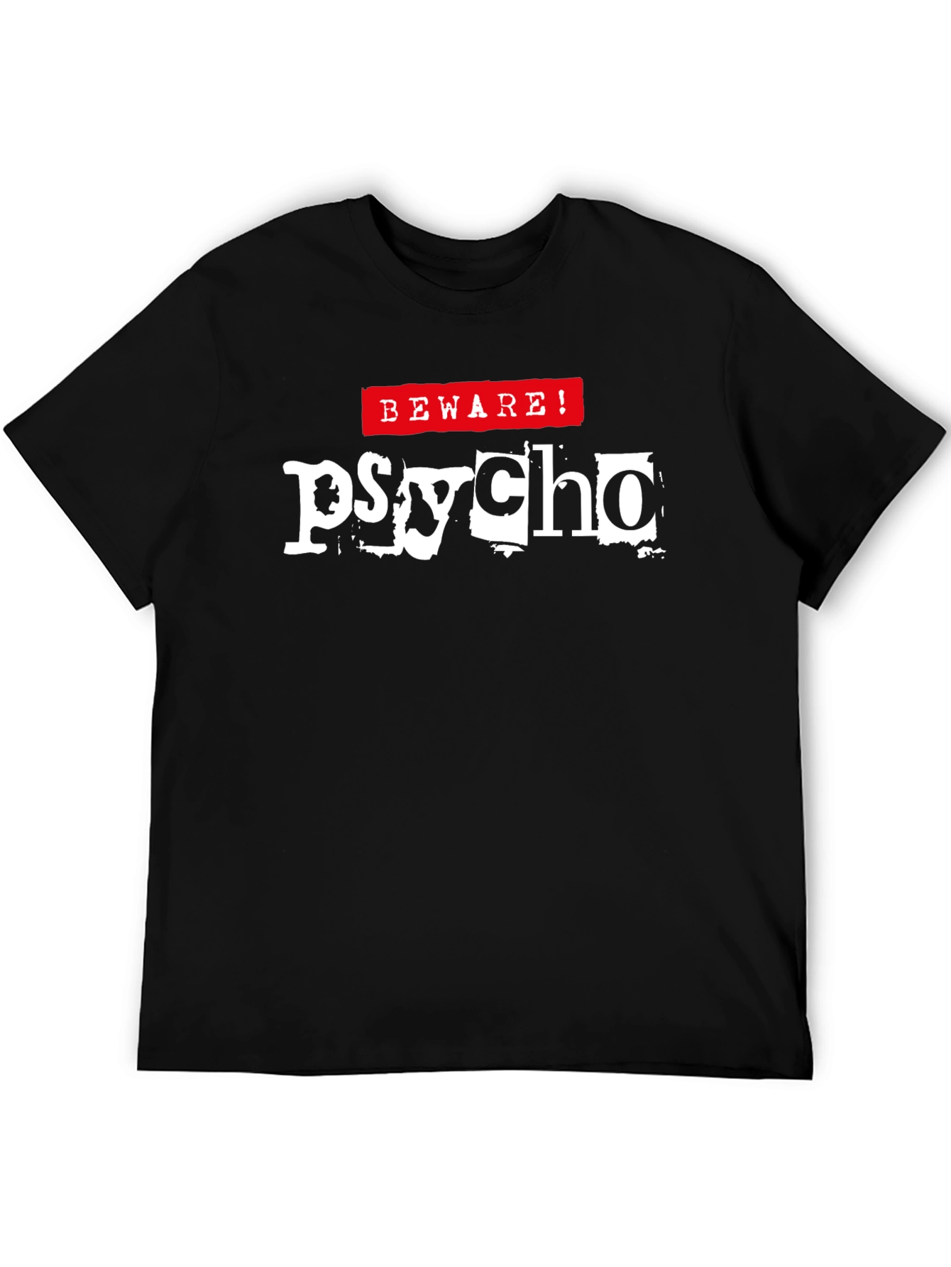 Beware! Psycho Graphic Novelty T-Shirt