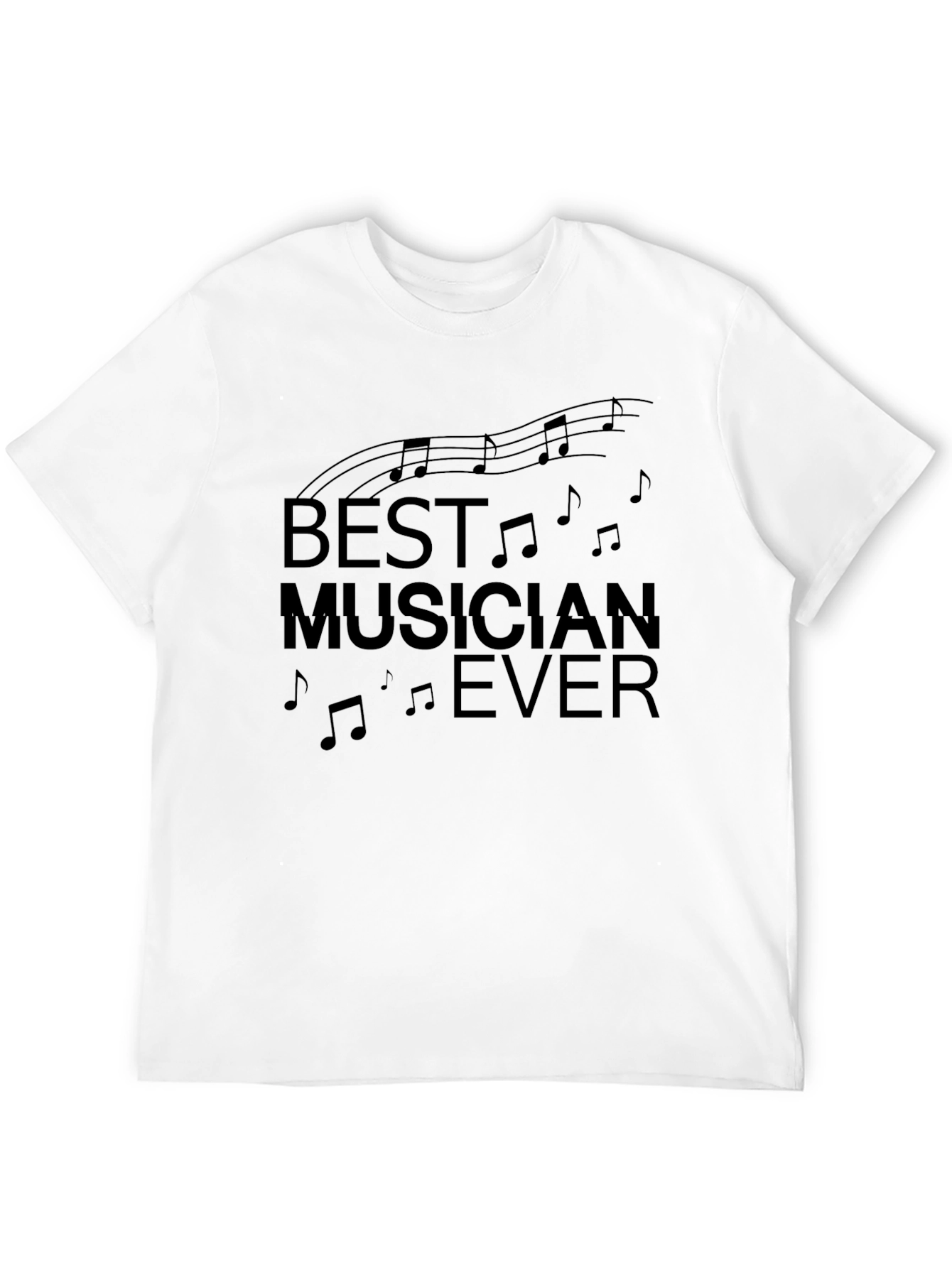 Best Musician Ever Graphic Print T-Shirt