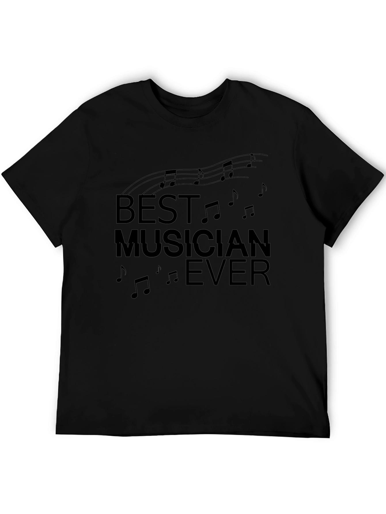 Best Musician Ever Graphic Print T-Shirt