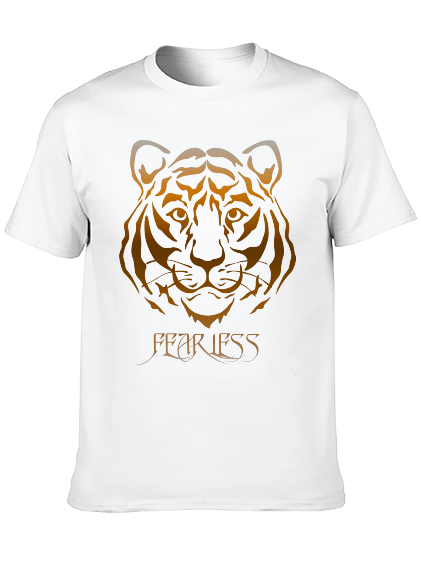 Fearless Tiger Graphic Tee - Black