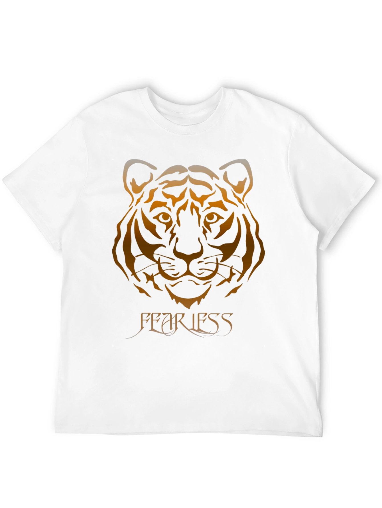 Fearless Tiger Graphic Tee - Black