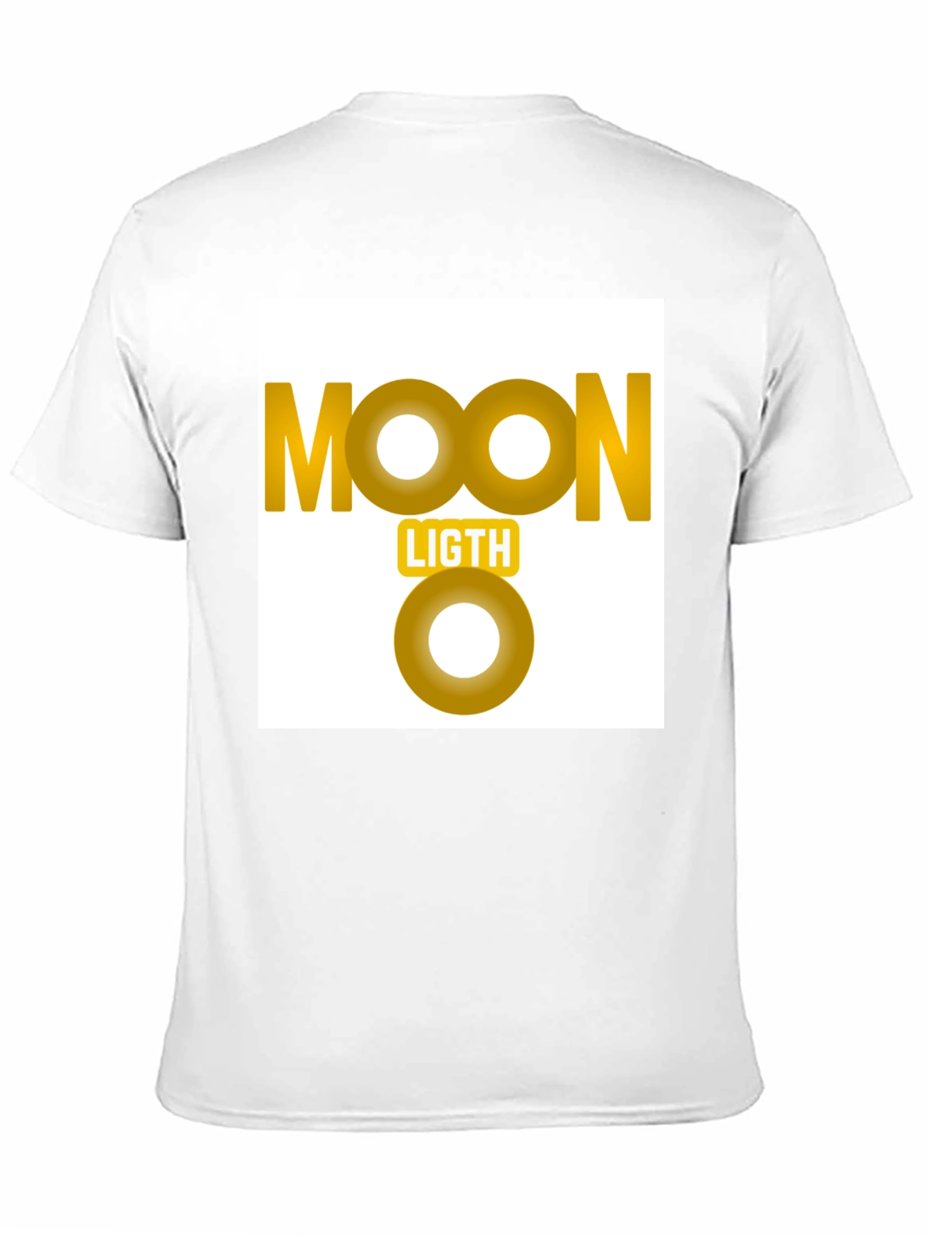 Moonlight Graphic Tee - Black Cotton Casual