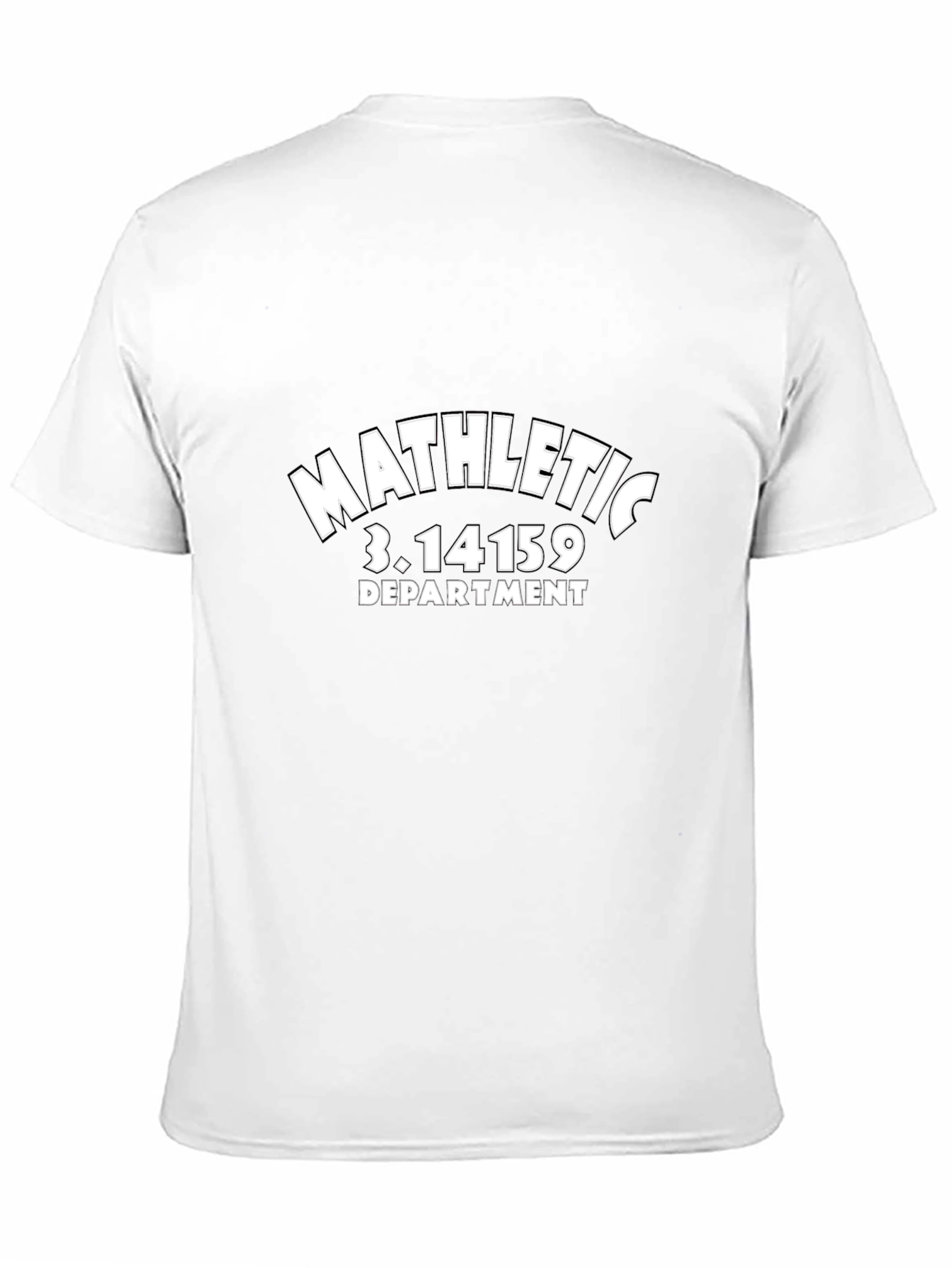 Mathletic 3.14159 Department Black T-Shirt