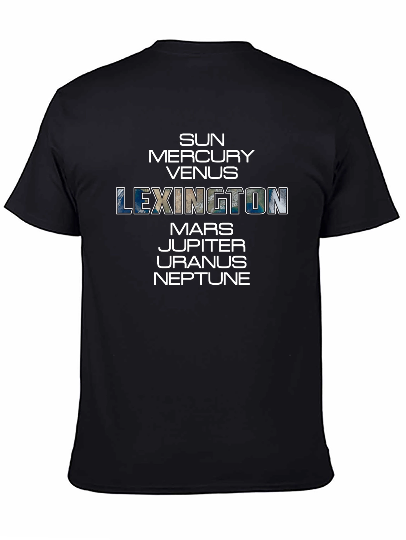 Lexington Solar System Graphic Tee - Black