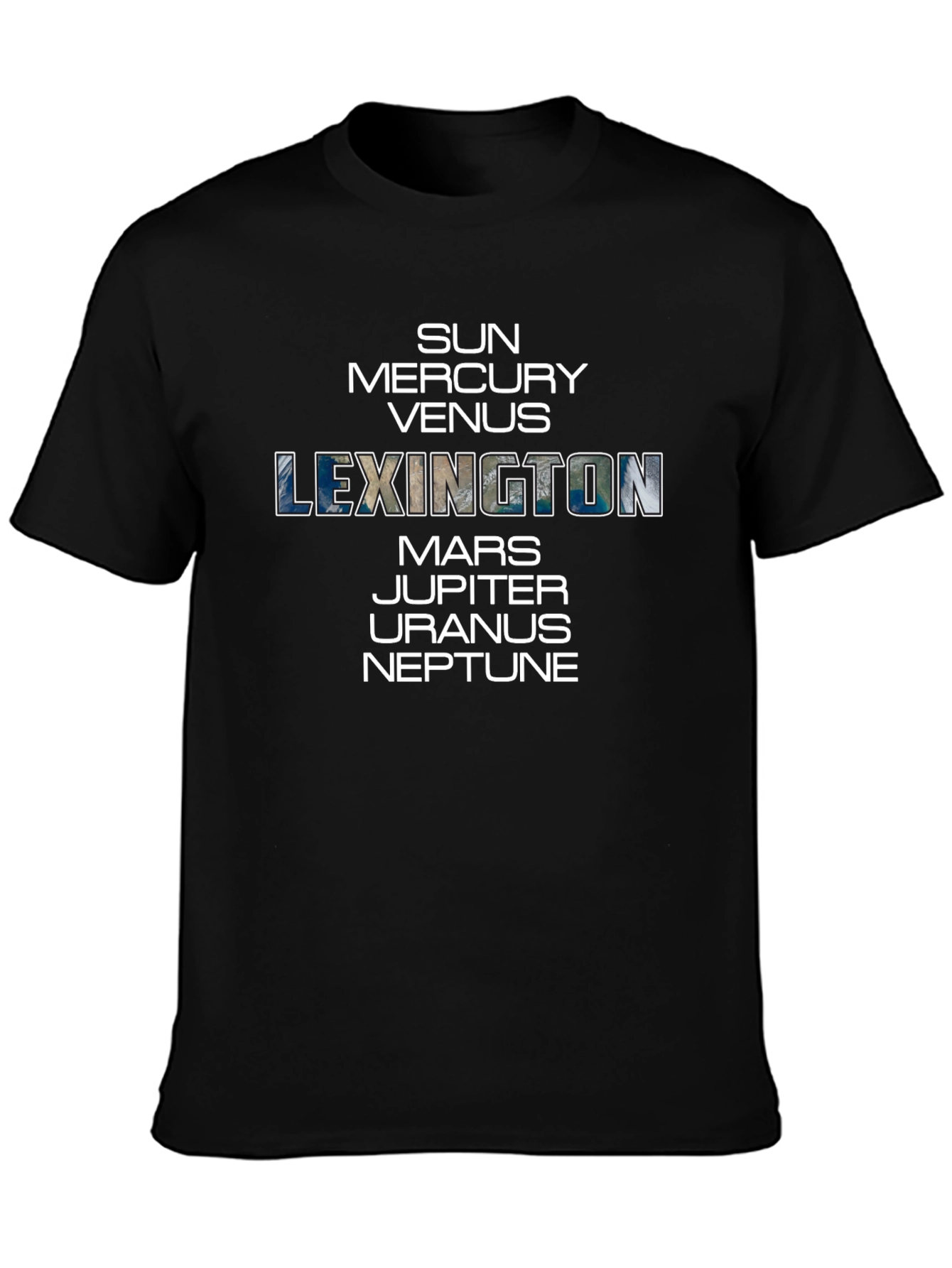 Lexington Solar System Graphic Tee - Black