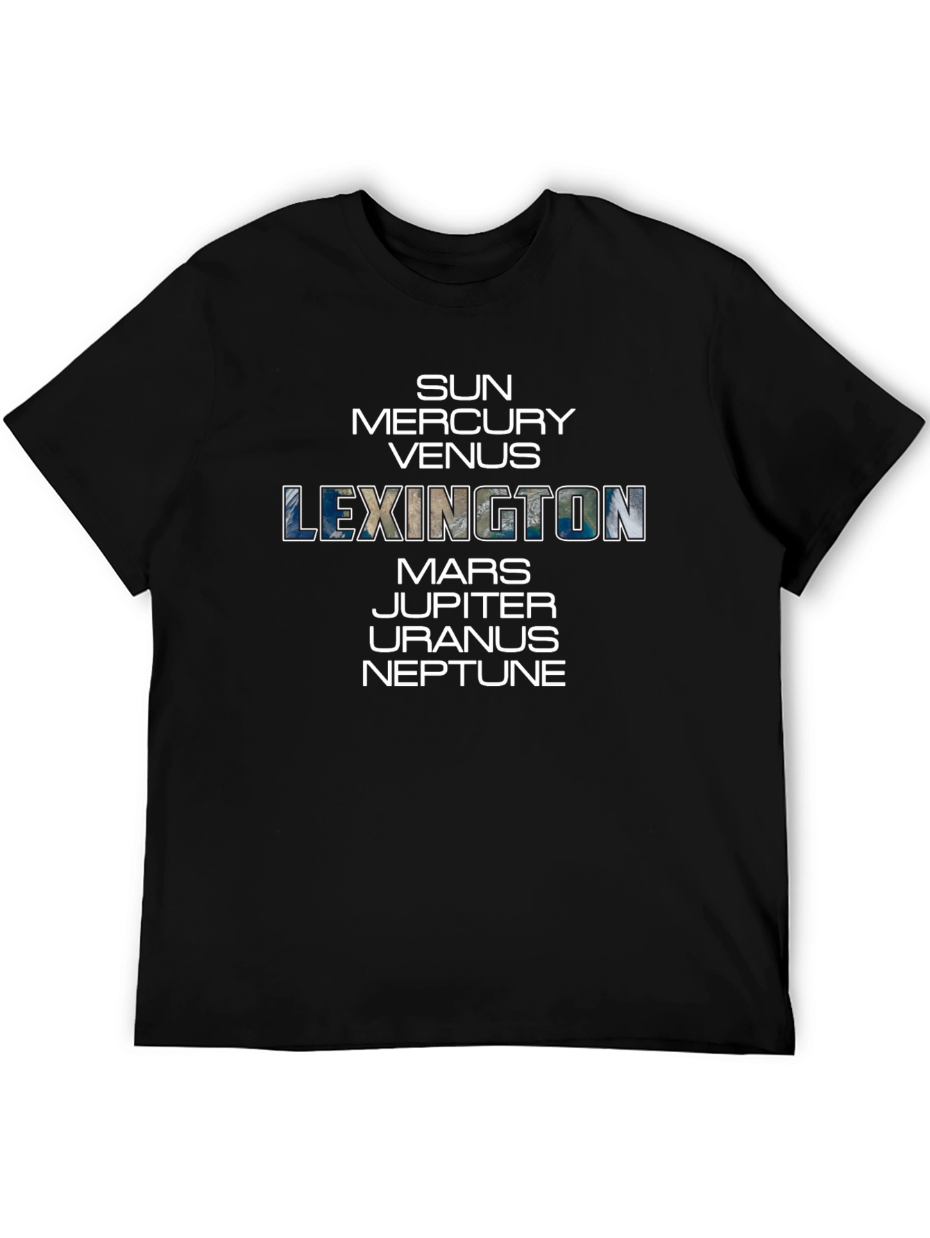 Lexington Solar System Graphic Tee - Black