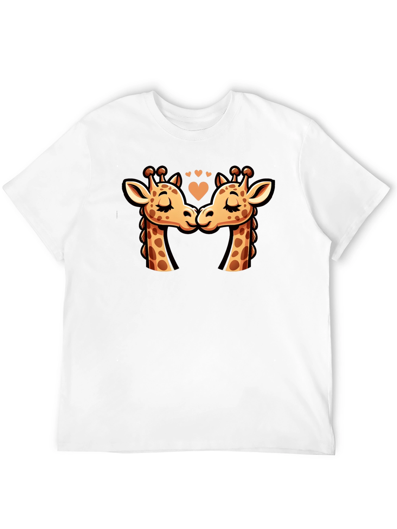 Giraffe Love T-Shirt - Cute Animal Tee