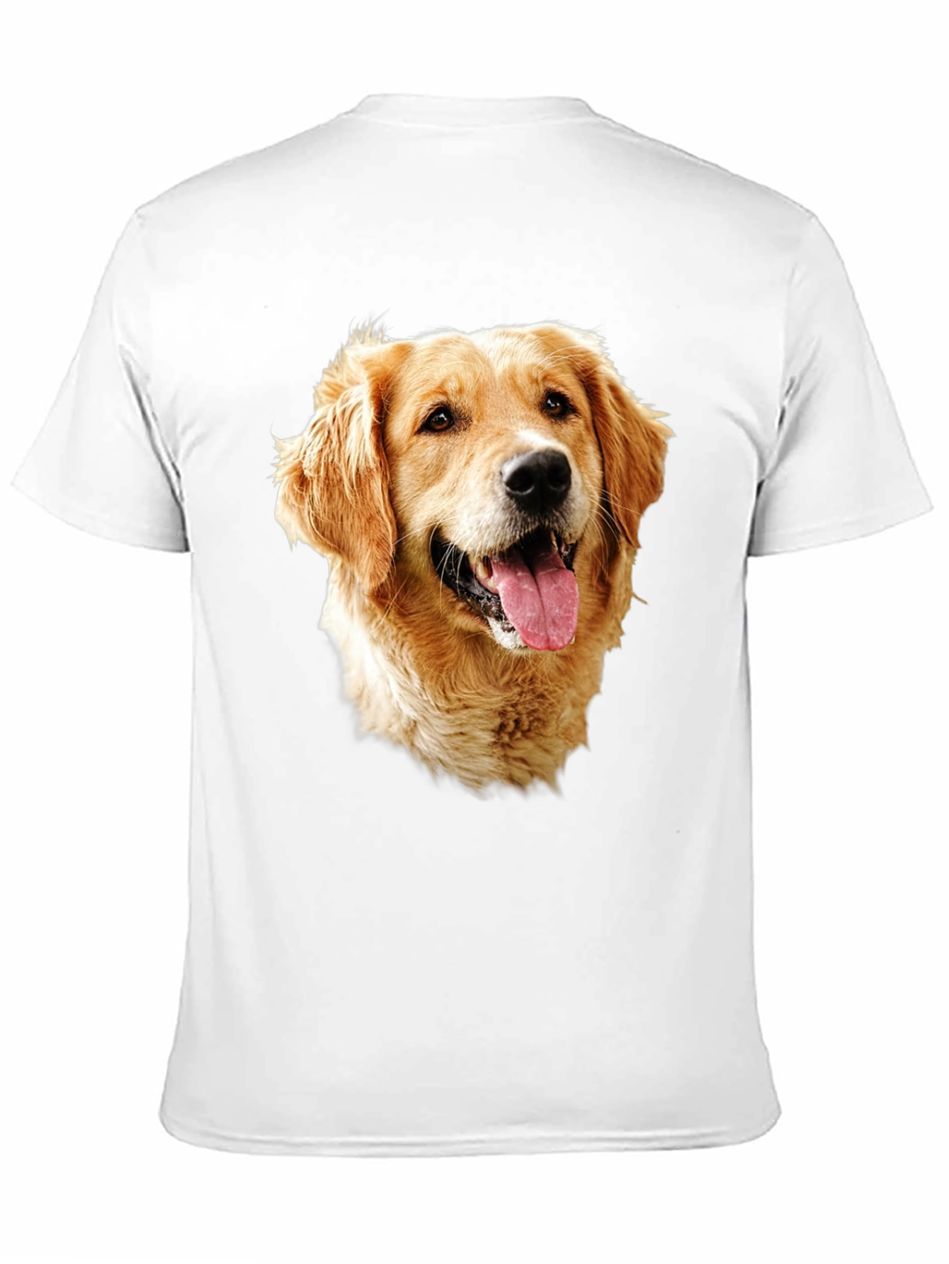 Golden Retriever Dog Graphic Tee - Black T-Shirt