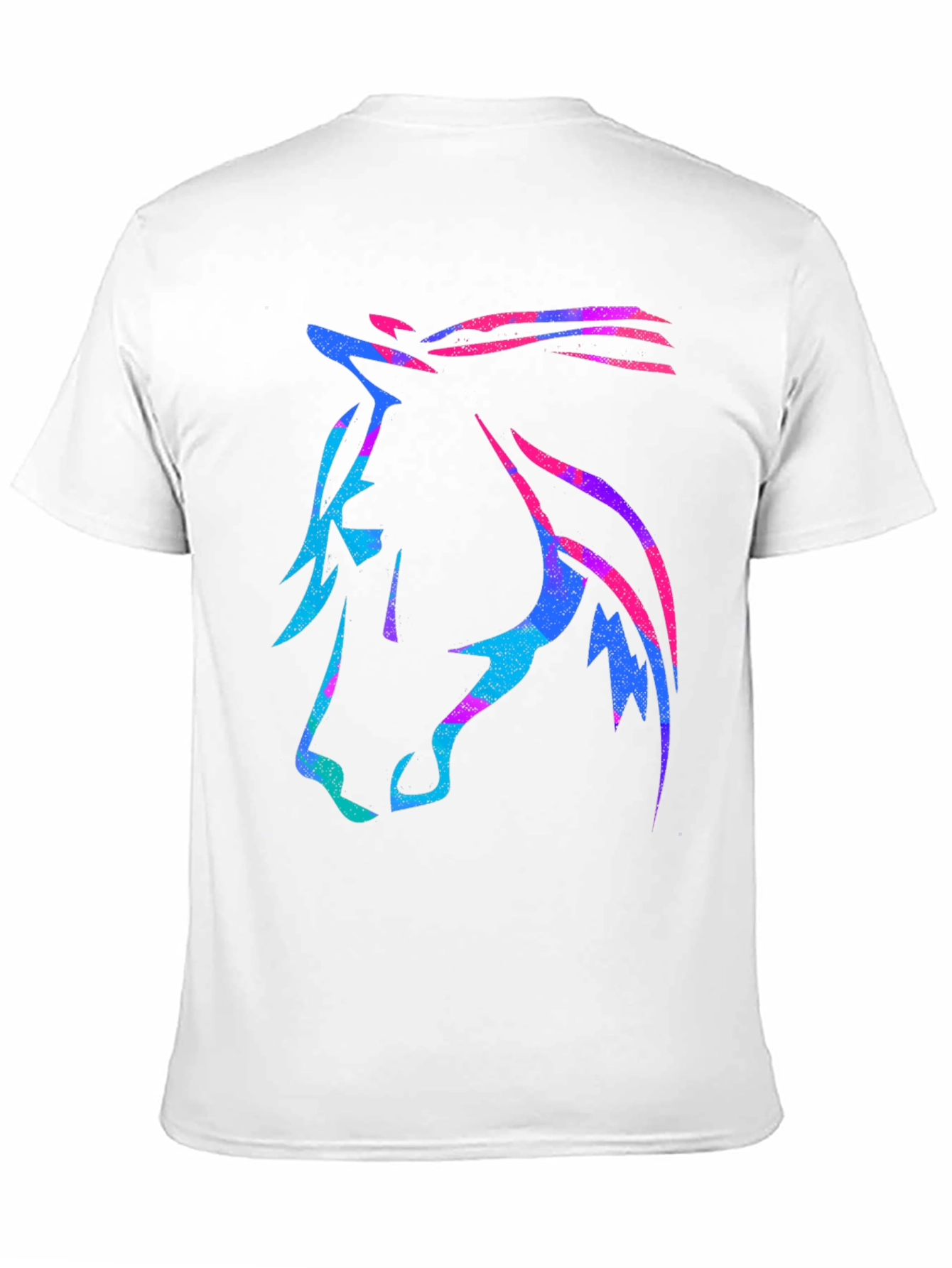 Neon Horse Graphic Tee - Stylish Casual Wear