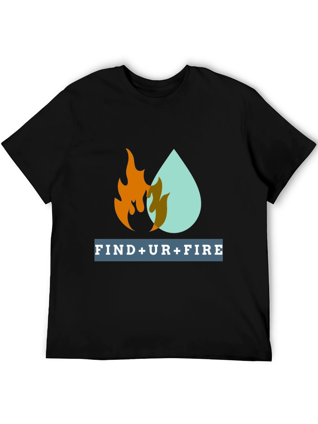 Find Your Fire Graphic Tee - Motivational Design