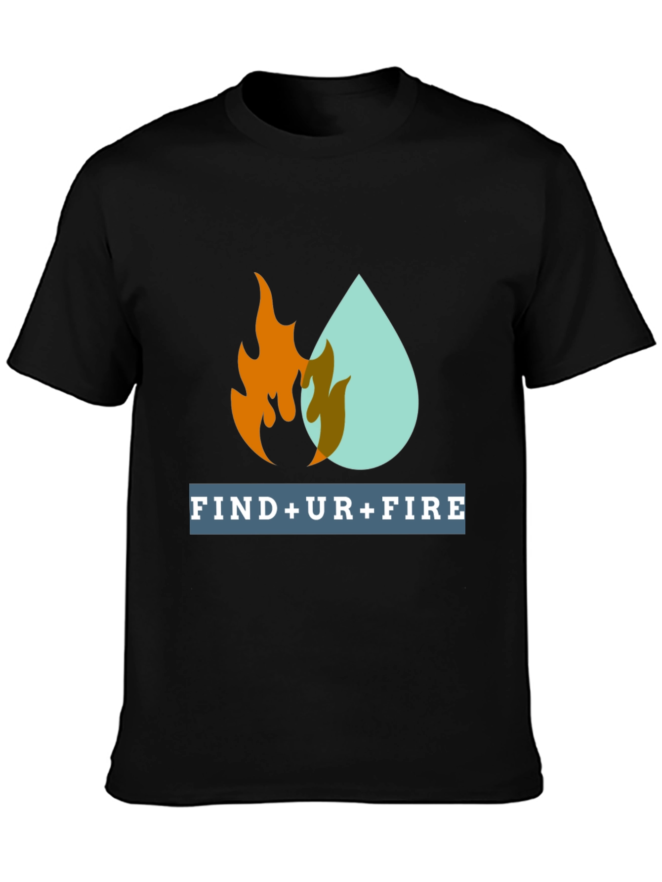 Find Your Fire Graphic Tee - Motivational Design