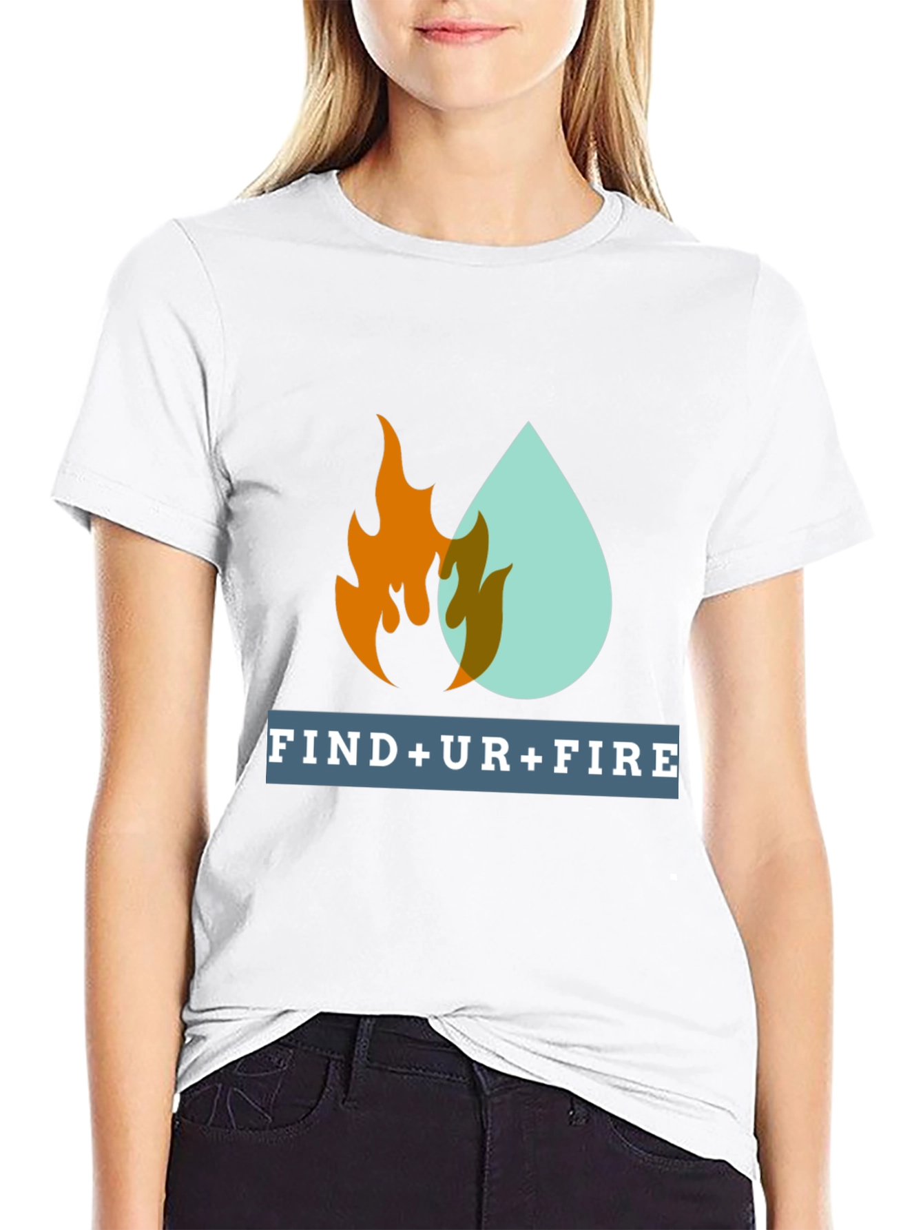Find Your Fire Graphic Tee - Motivational Design