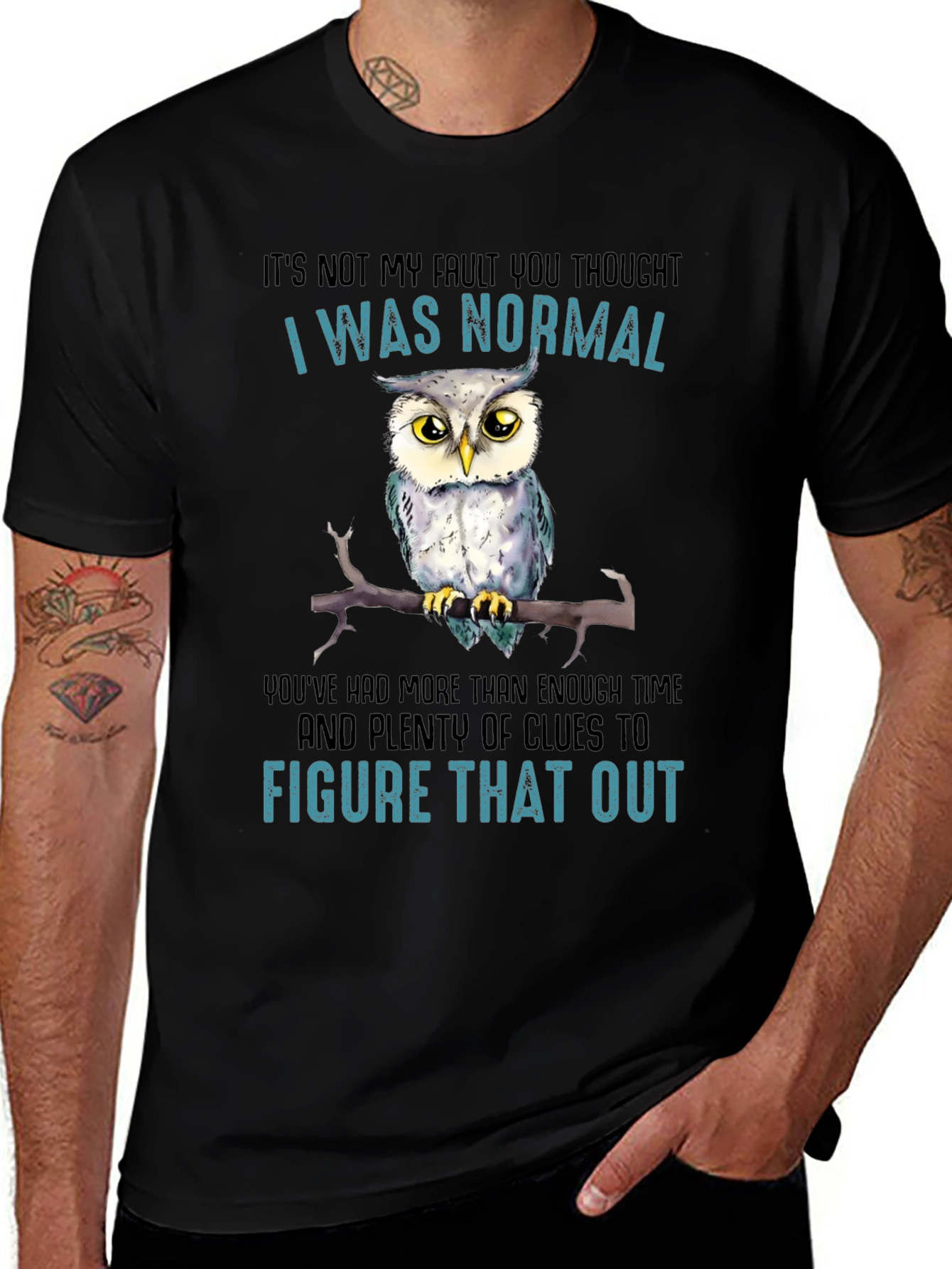 Its Not My Fault Owl T-Shirt